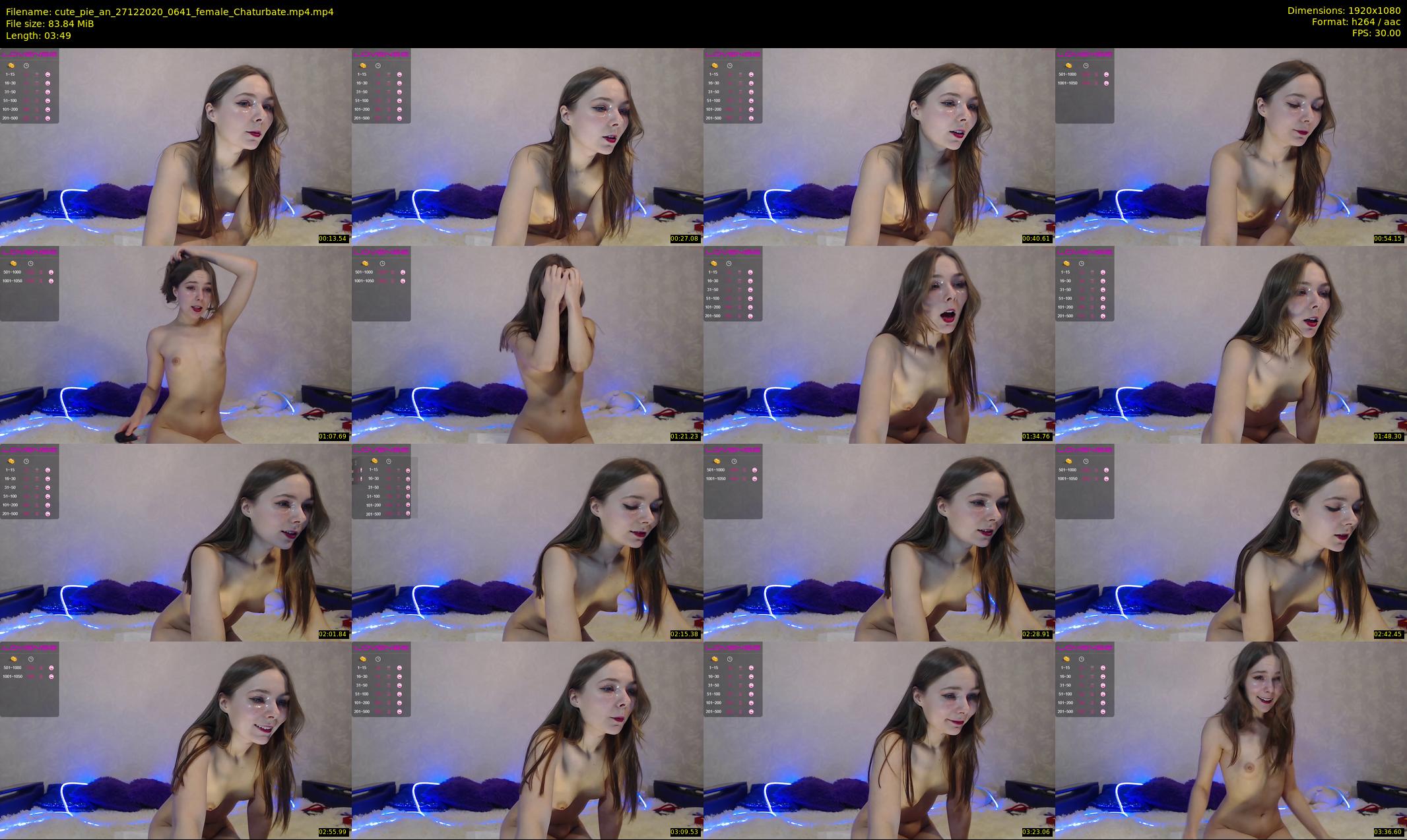 cute_pie_an — 4 minute Chaturbate female cam show recording, 1080p, Dec 27, 2020