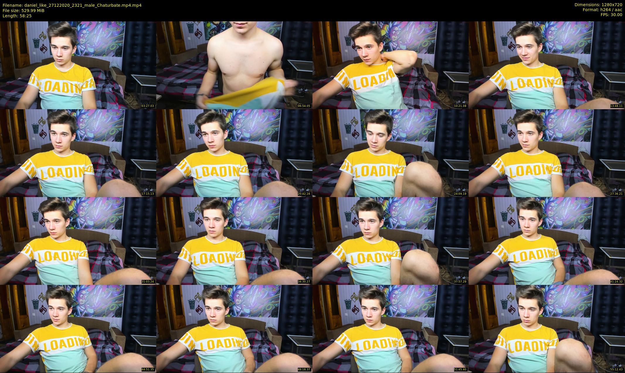 daniel_like — 59 minute Chaturbate male cam show recording, 720p, Dec 27, 2020