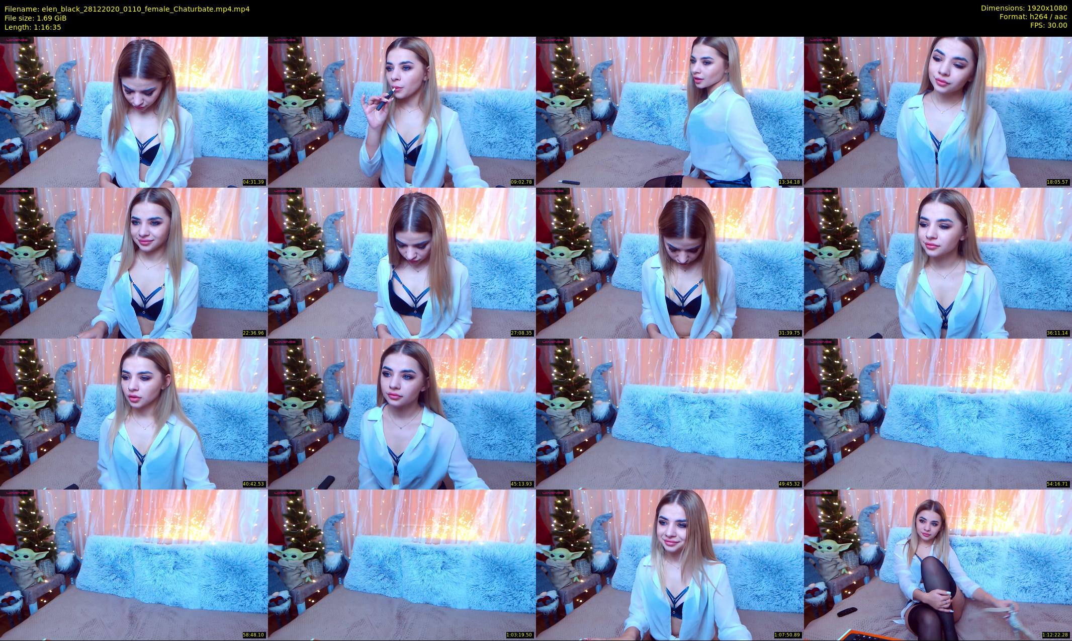 elen_black — 77 minute Chaturbate female cam show recording, 1080p, Dec 28, 2020