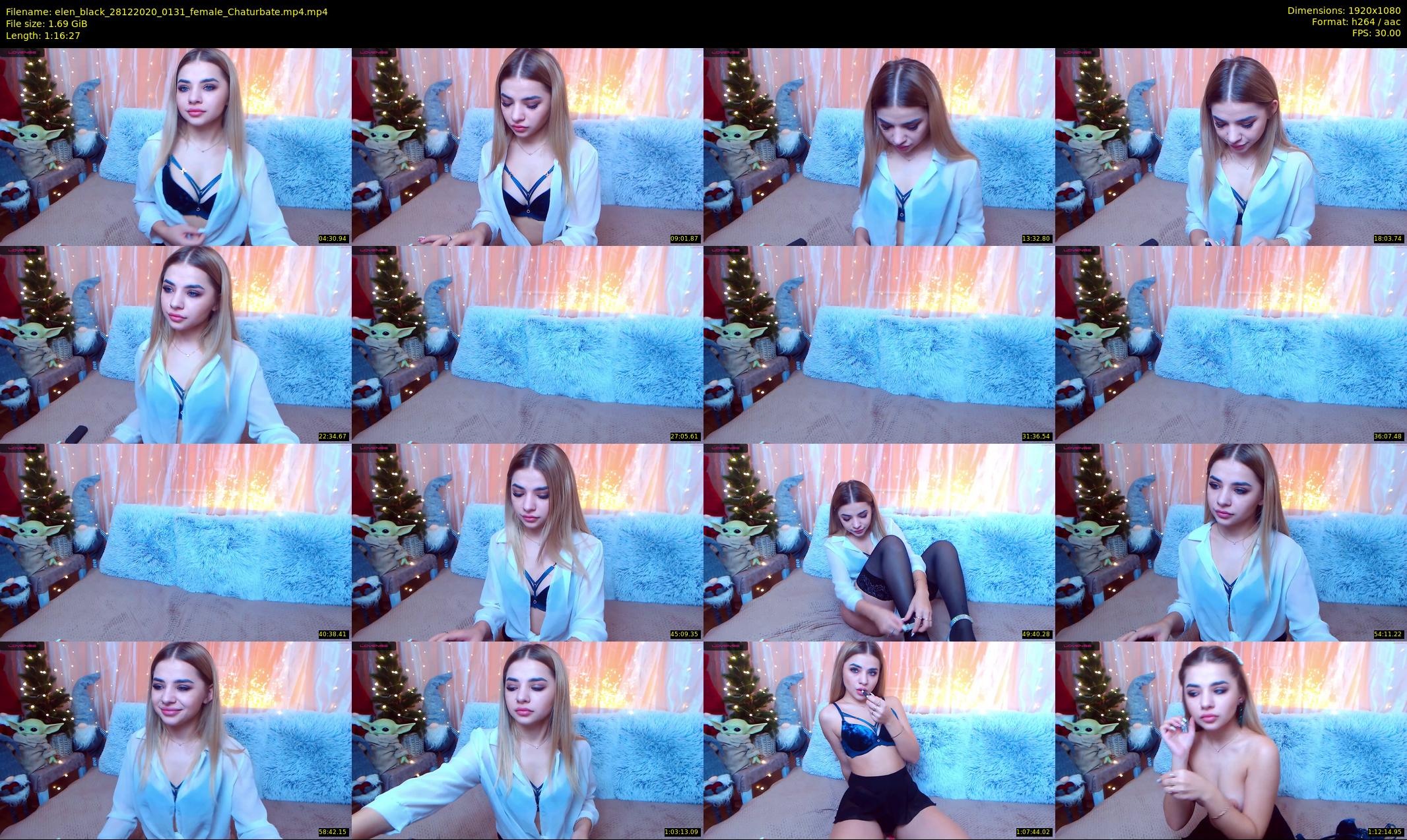 elen_black — 77 minute Chaturbate female cam show recording, 1080p, Dec 28, 2020