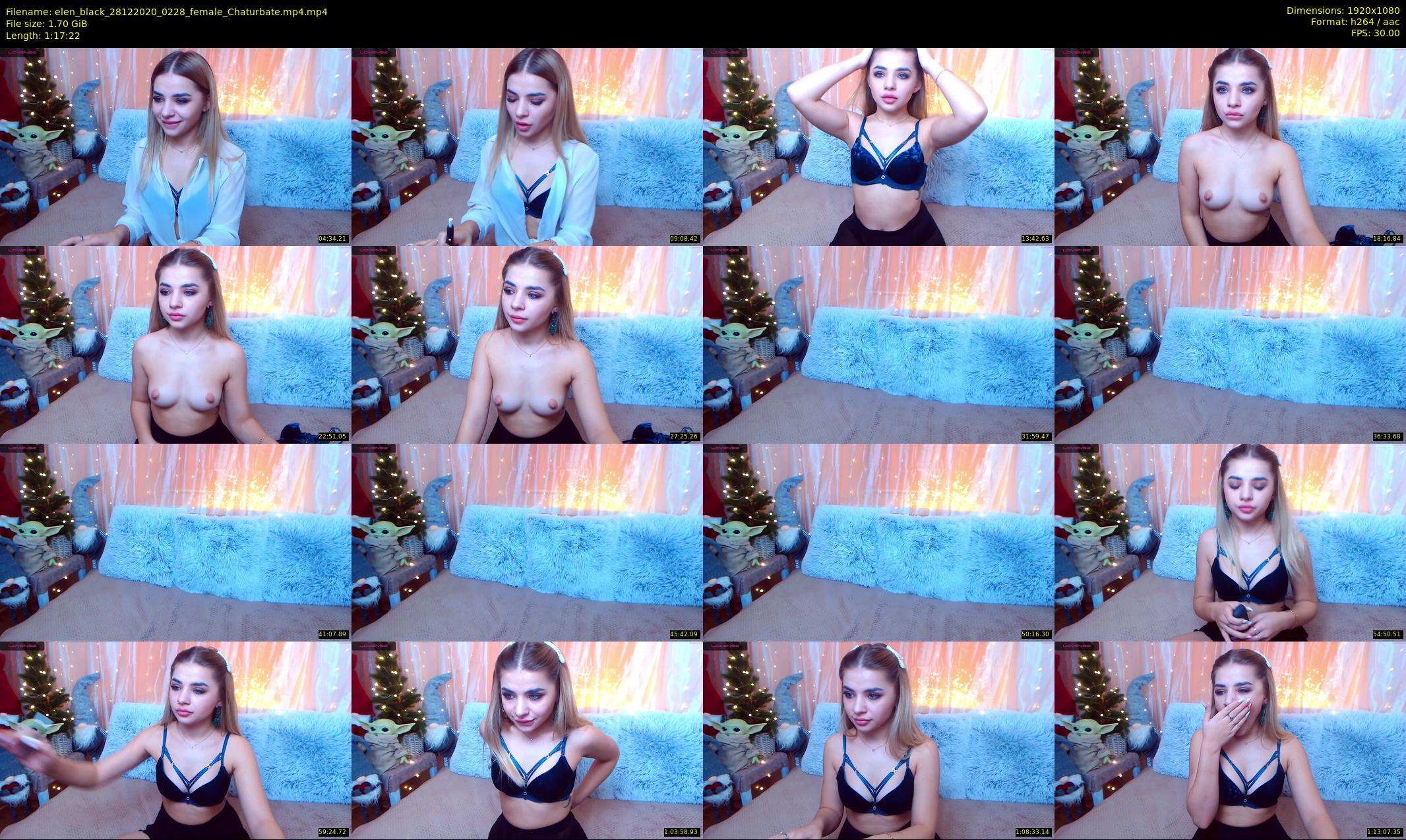 elen_black — 78 minute Chaturbate female cam show recording, 1080p, Dec 28, 2020