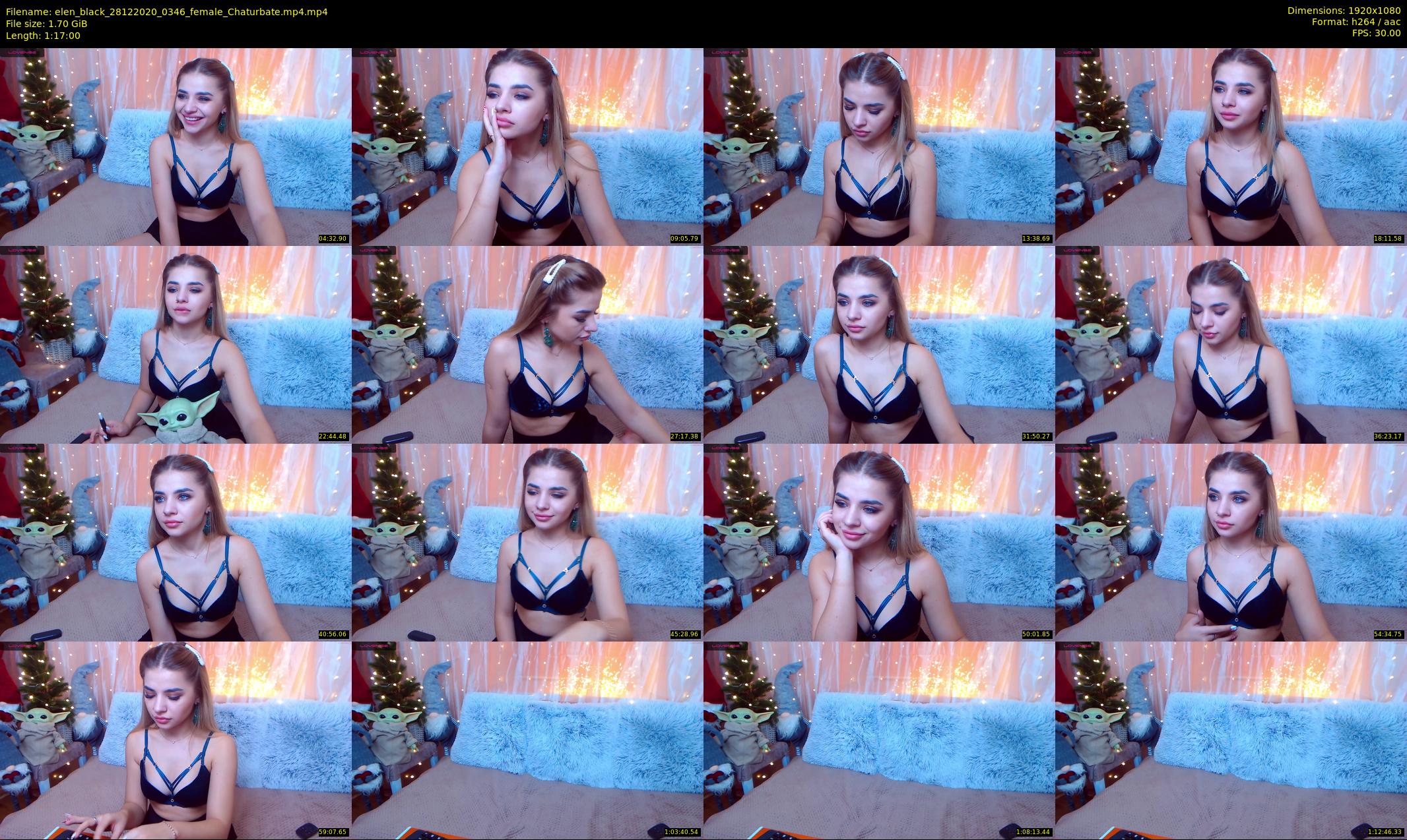 elen_black — 77 minute Chaturbate female cam show recording, 1080p, Dec 28, 2020