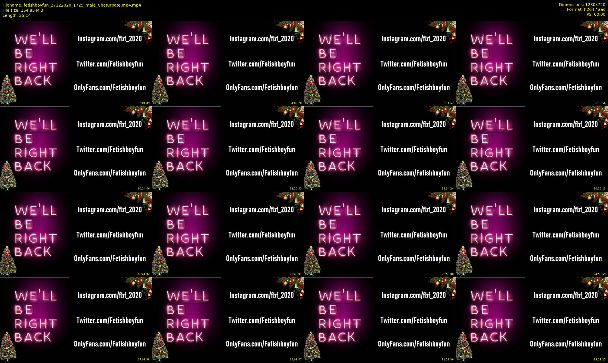 fetishboyfun — 36 minute Chaturbate male cam show recording, 720p, Dec 27, 2020