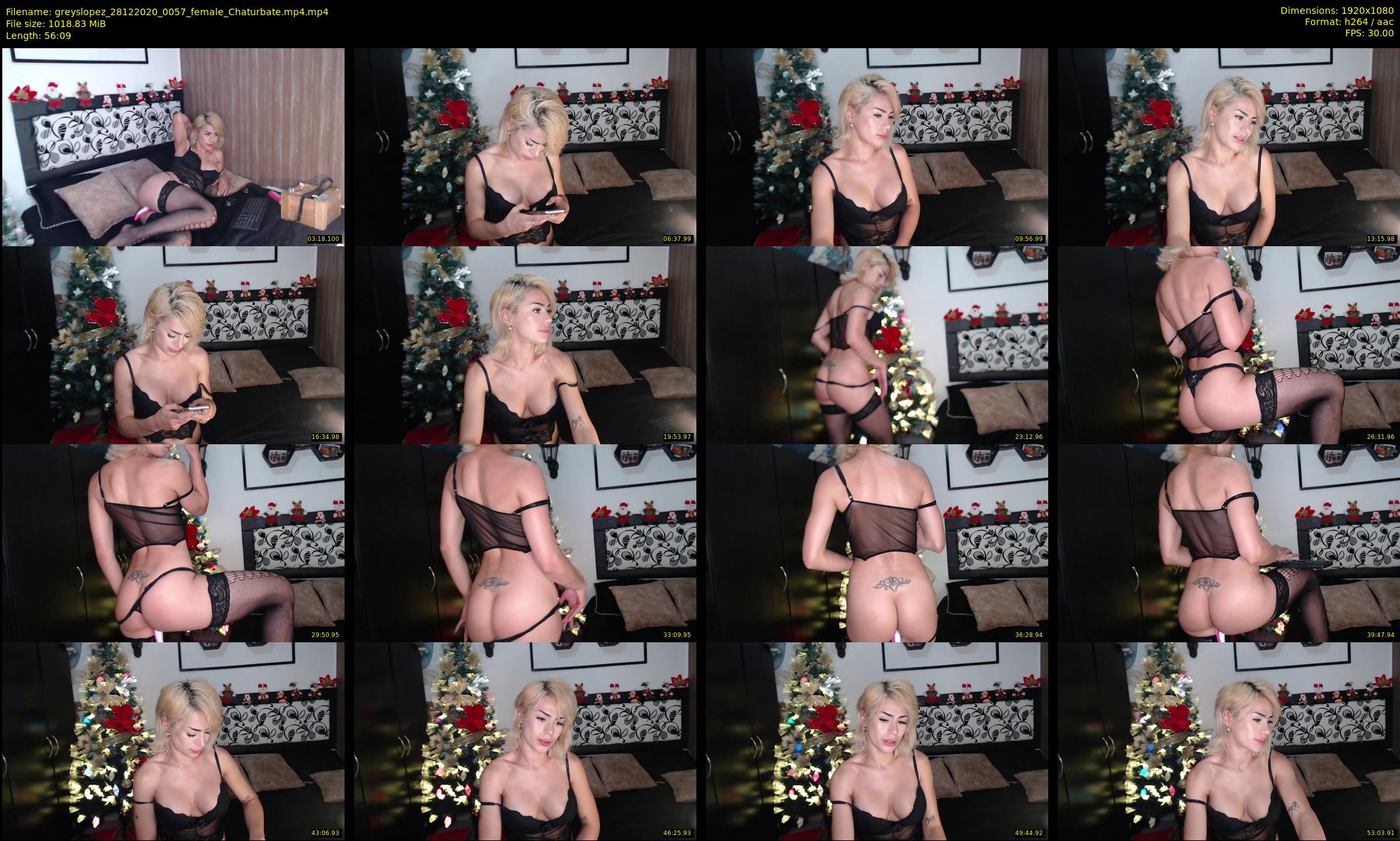 greyslopez — 57 minute Chaturbate female cam show recording, 1080p, Dec 28, 2020