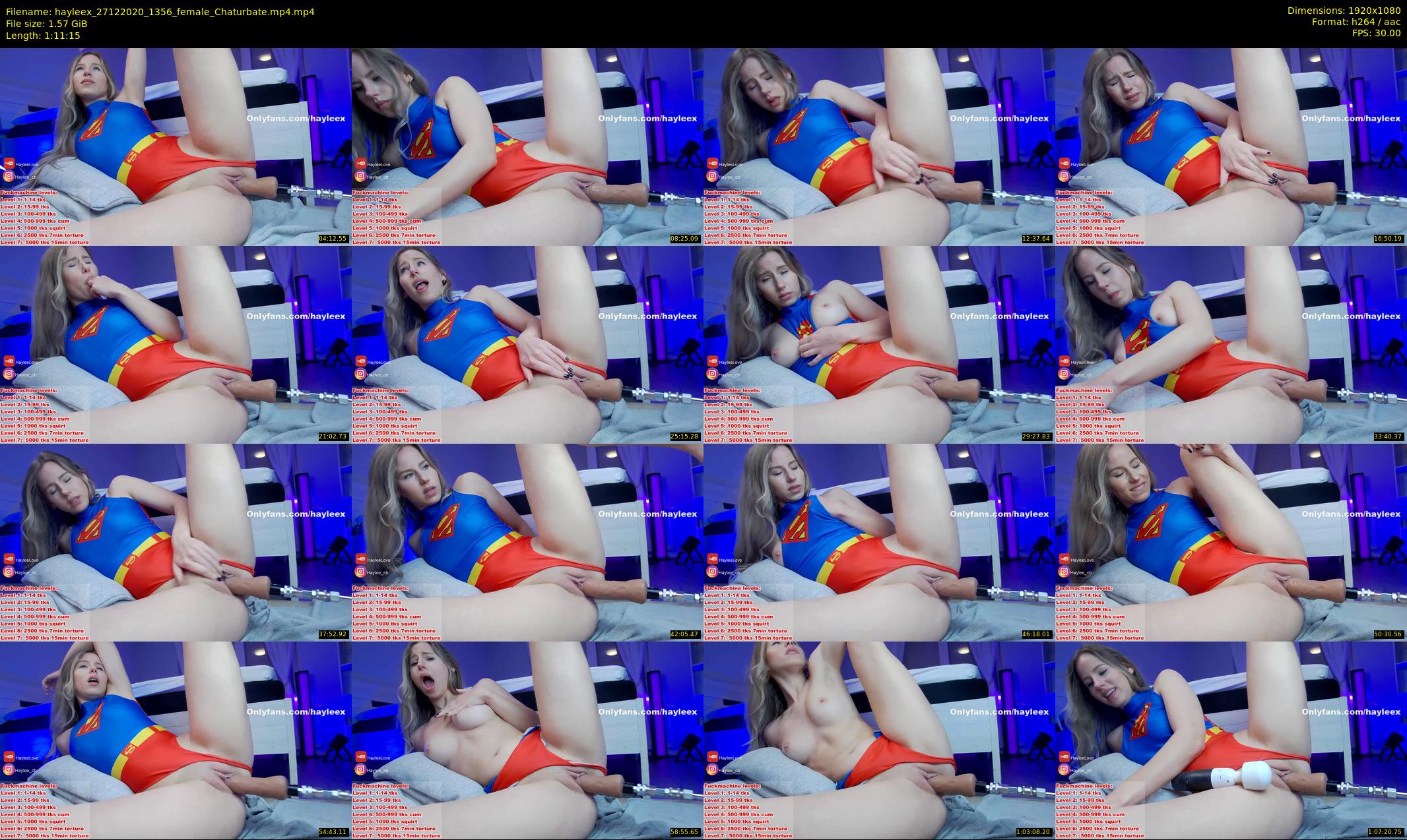 hayleex — 72 minute Chaturbate female cam show recording, 1080p, Dec 27, 2020