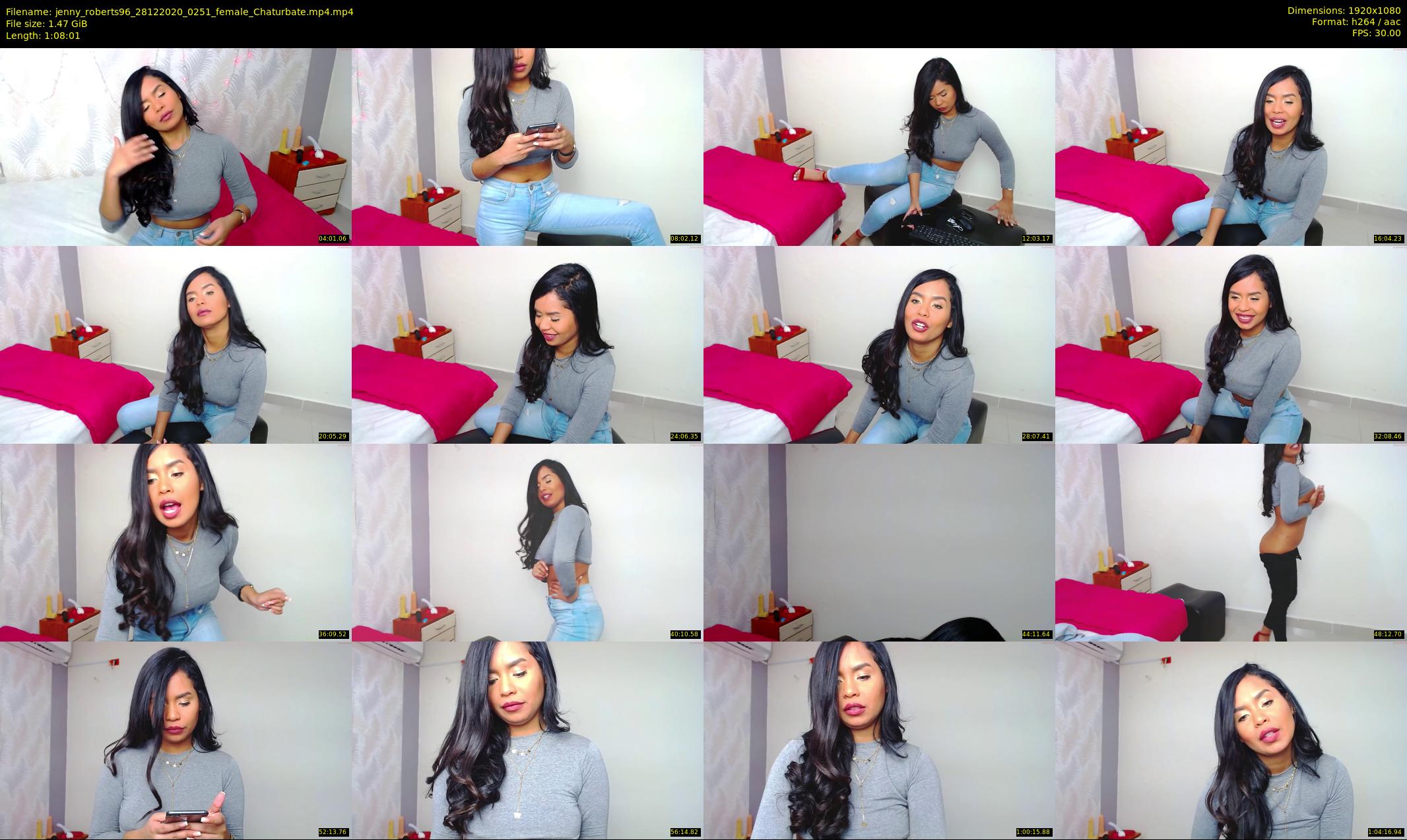 jenny_roberts96 — 69 minute Chaturbate female cam show recording, 1080p, Dec 28, 2020