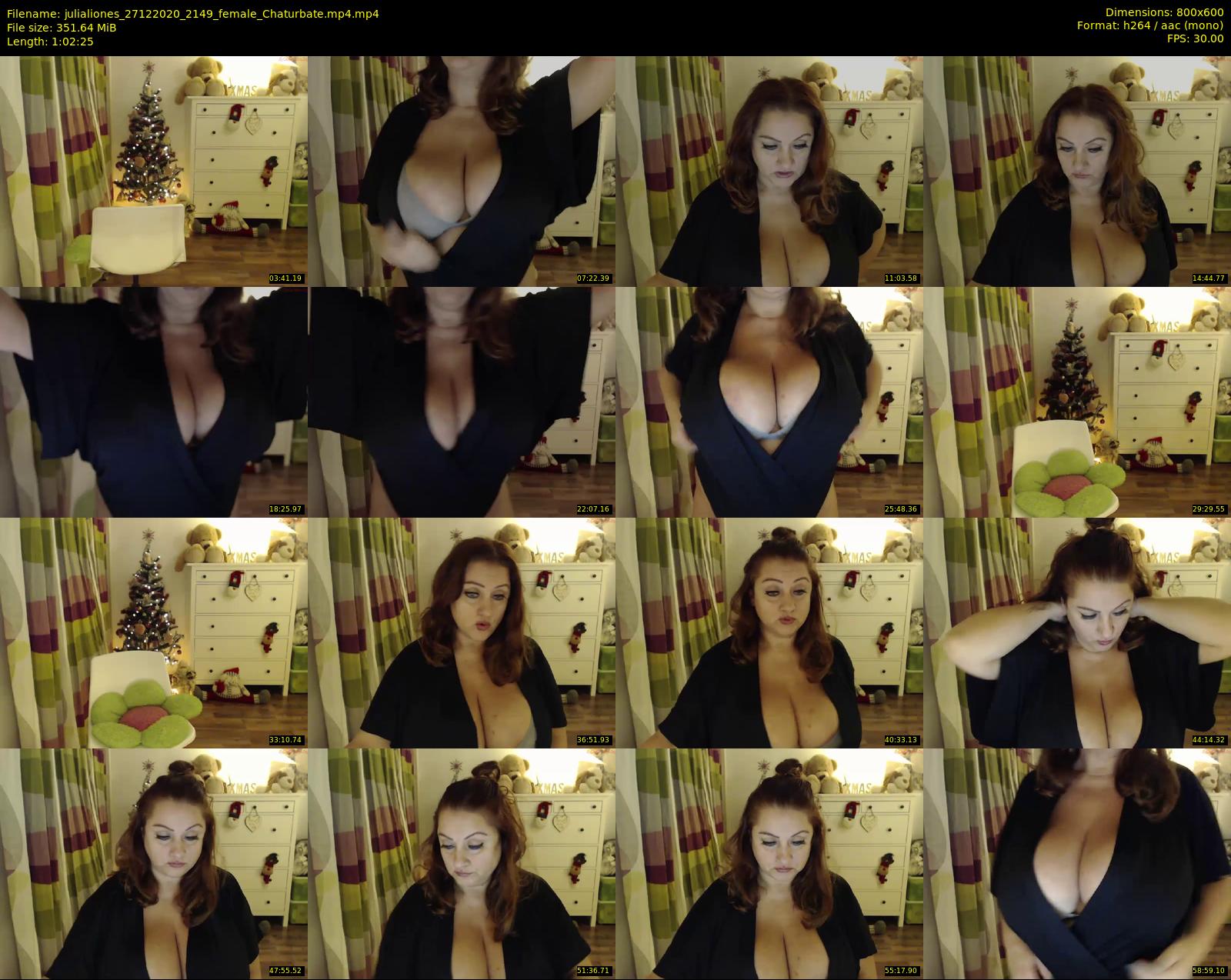 julialiones — 63 minute Chaturbate female cam show recording, 480p, Dec 27, 2020