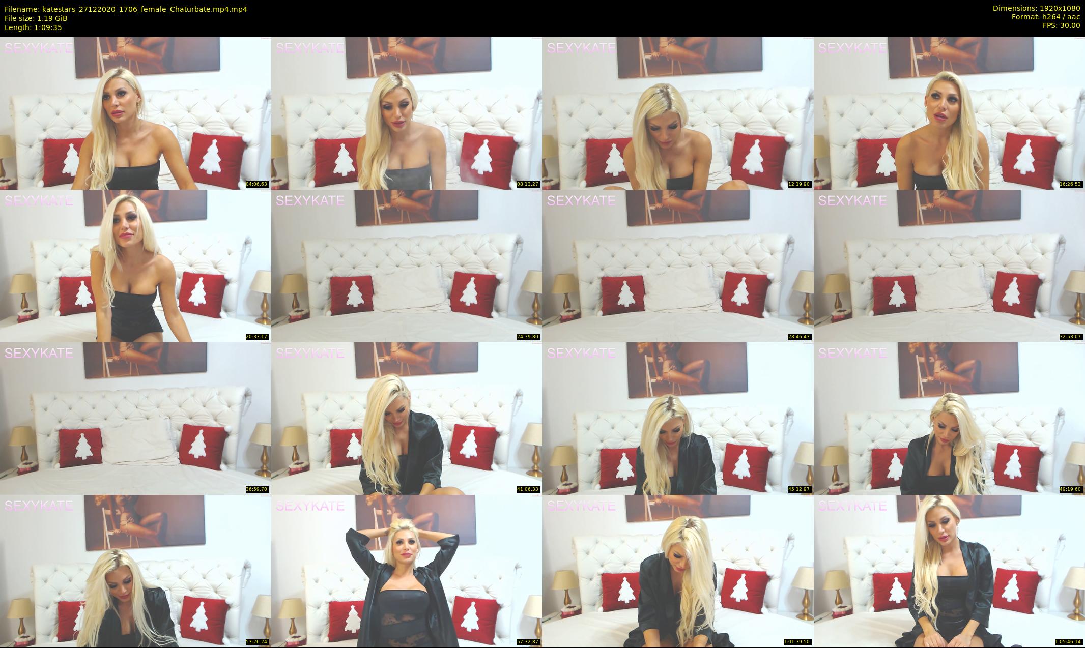 katestars — 70 minute Chaturbate female cam show recording, 1080p, Dec 27, 2020
