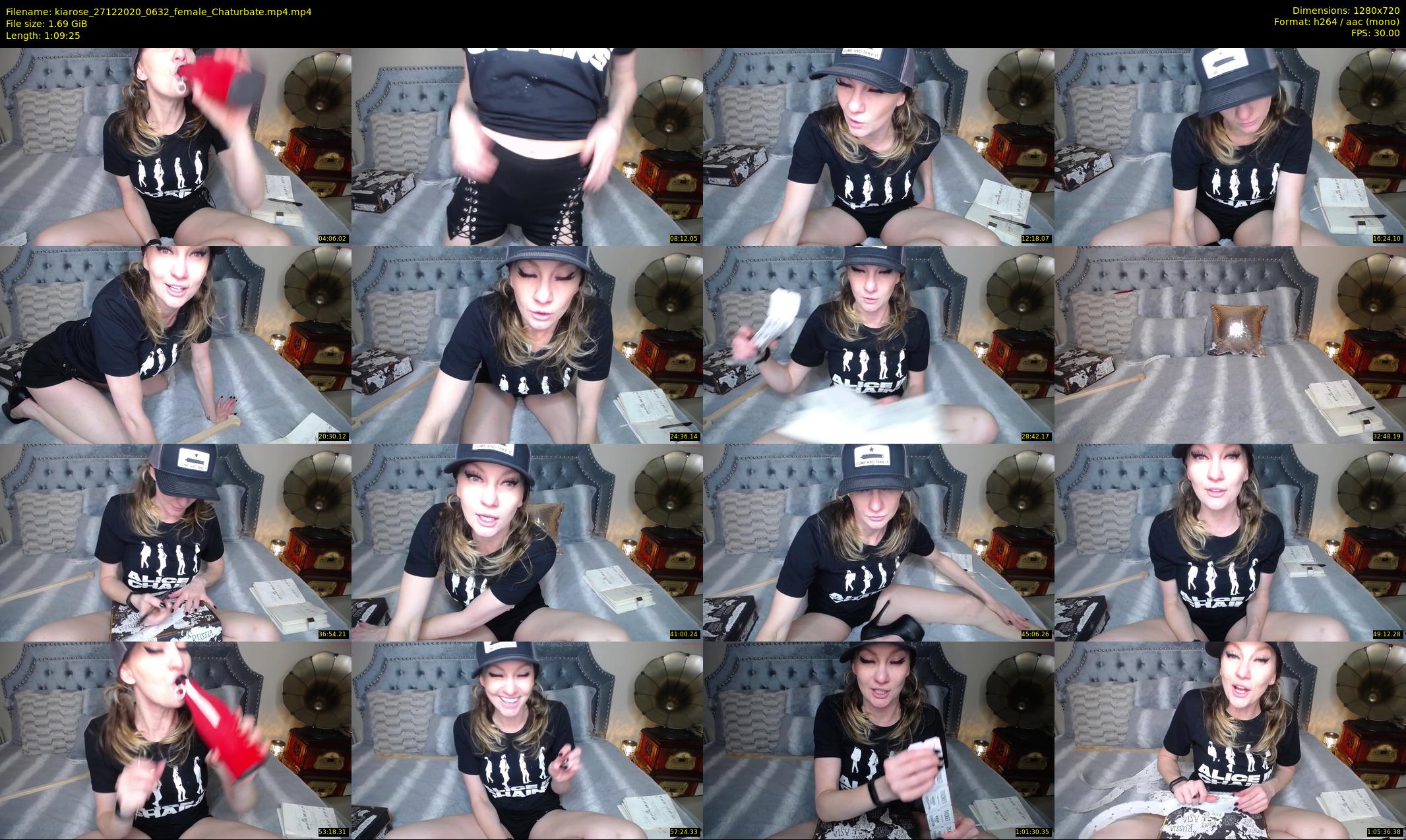 kiarose — 70 minute Chaturbate female cam show recording, 720p, Dec 27, 2020