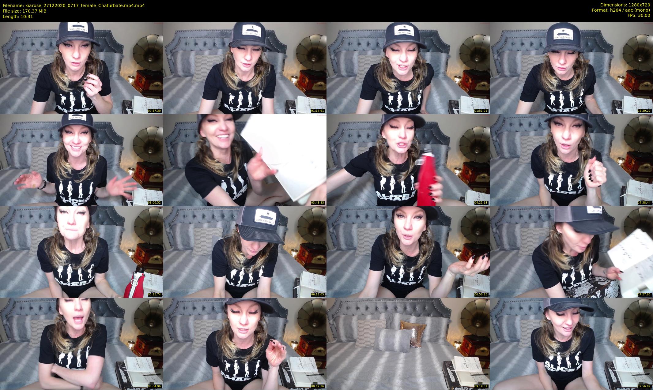 kiarose — 11 minute Chaturbate female cam show recording, 720p, Dec 27, 2020