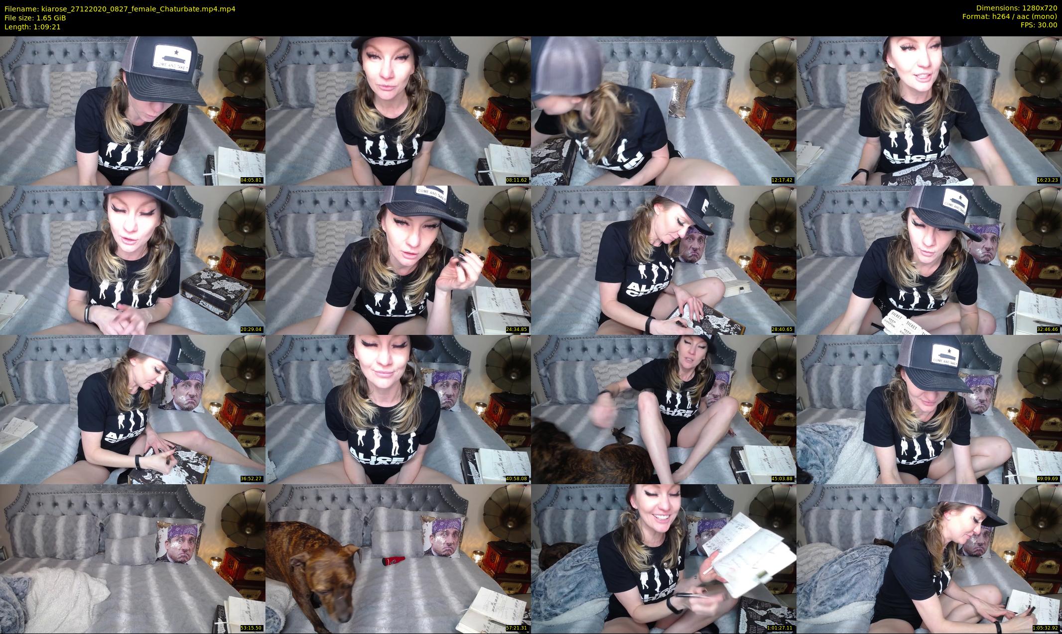 kiarose — 70 minute Chaturbate female cam show recording, 720p, Dec 27, 2020