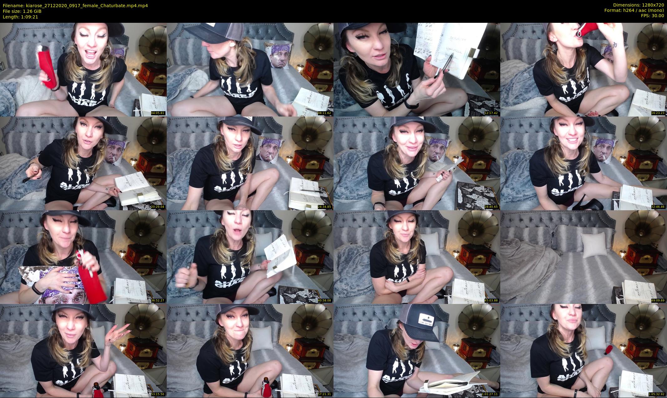 kiarose — 70 minute Chaturbate female cam show recording, 720p, Dec 27, 2020