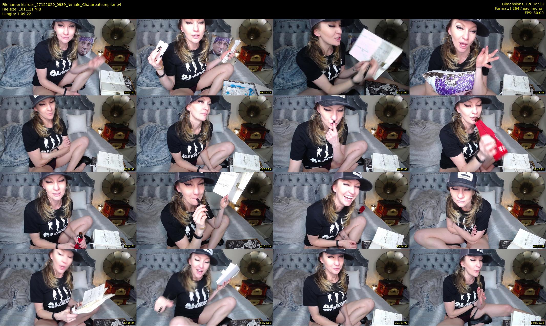 kiarose — 70 minute Chaturbate female cam show recording, 720p, Dec 27, 2020