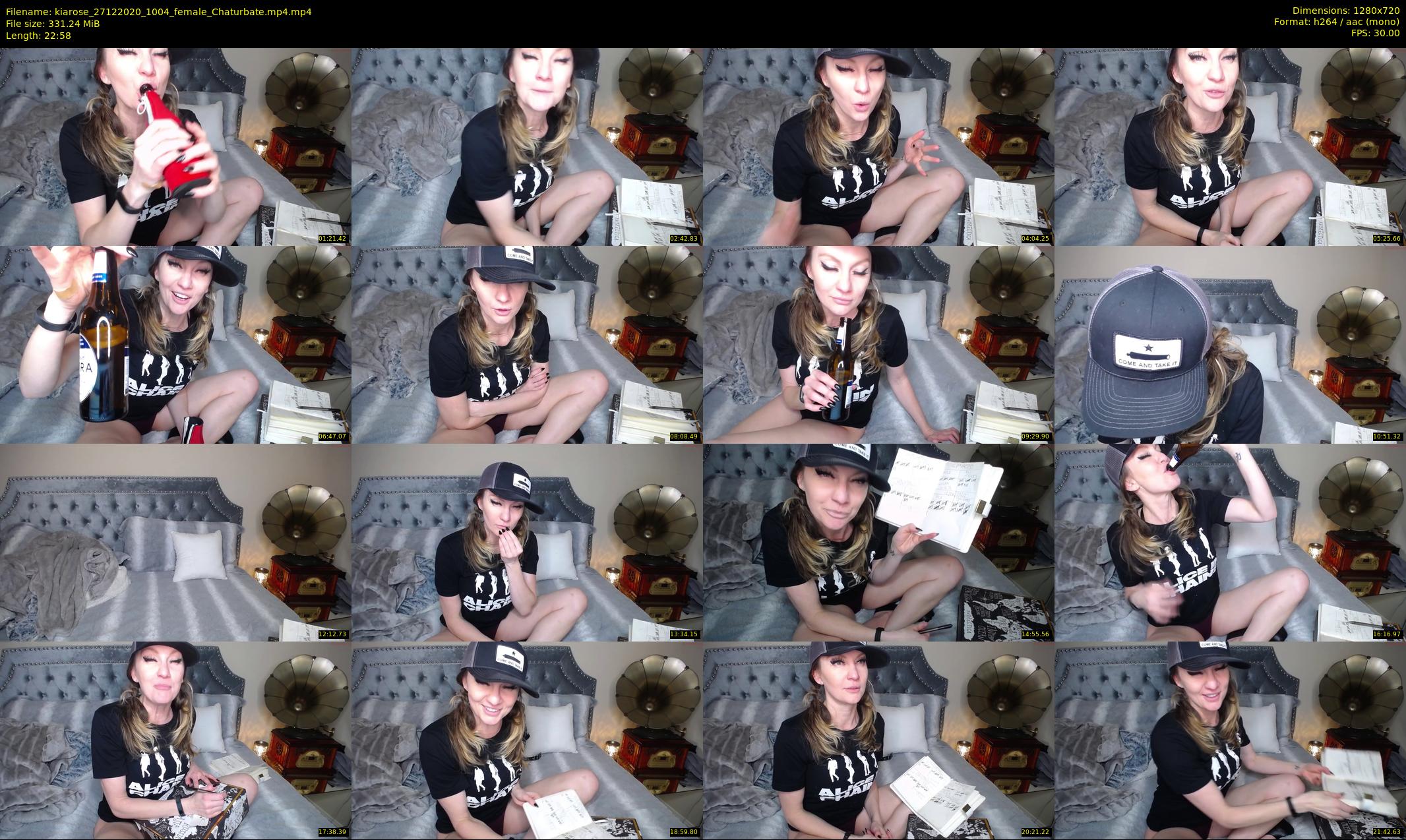 kiarose — 23 minute Chaturbate female cam show recording, 720p, Dec 27, 2020