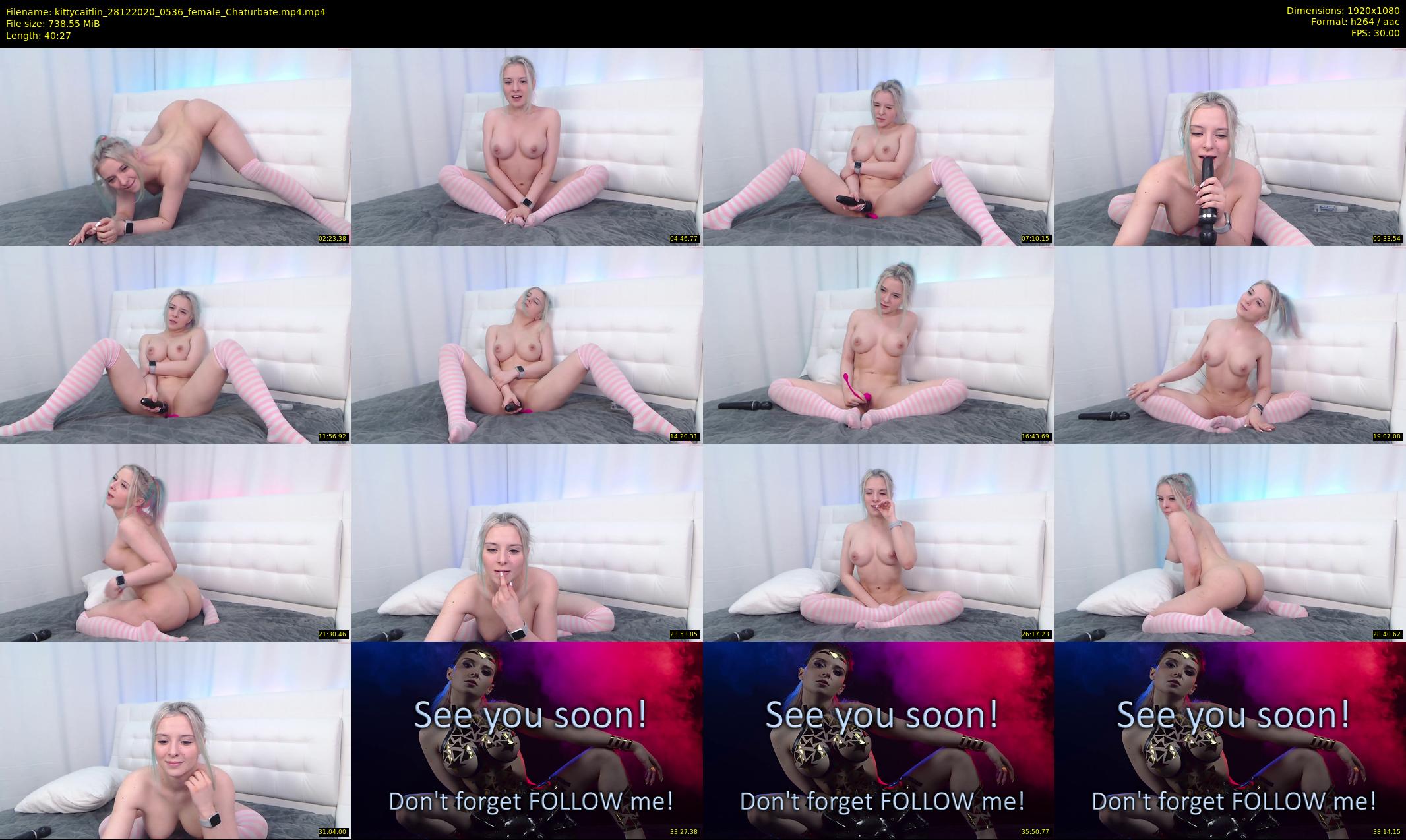 kittycaitlin — 41 minute Chaturbate female cam show recording, 1080p, Dec 28, 2020