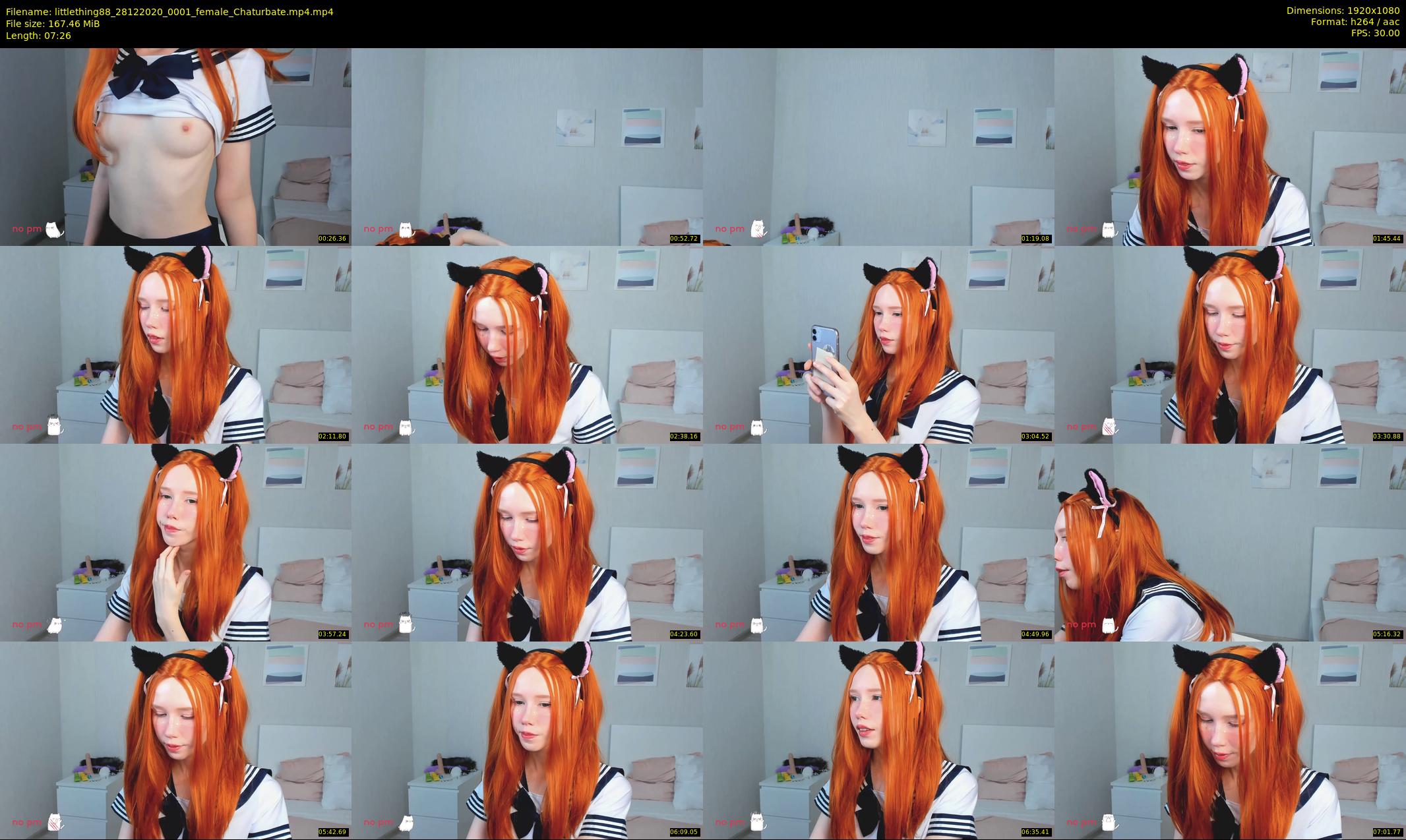 littlething88 — 8 minute Chaturbate female cam show recording, 1080p, Dec 28, 2020