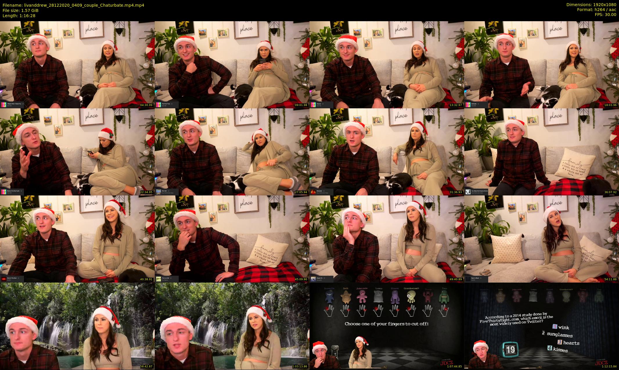 livanddrew — 77 minute Chaturbate couple cam show recording, 1080p, Dec 28, 2020