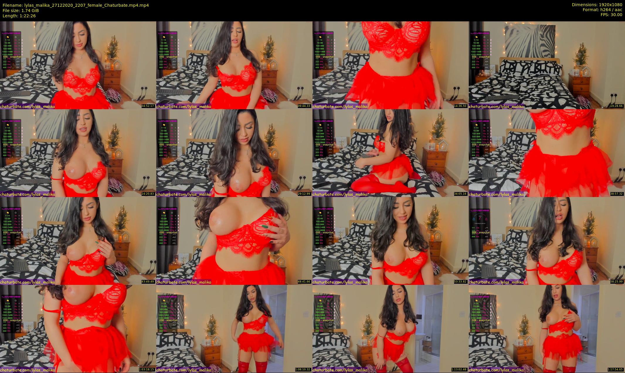 lylas_malika — 83 minute Chaturbate female cam show recording, 1080p, Dec 27, 2020