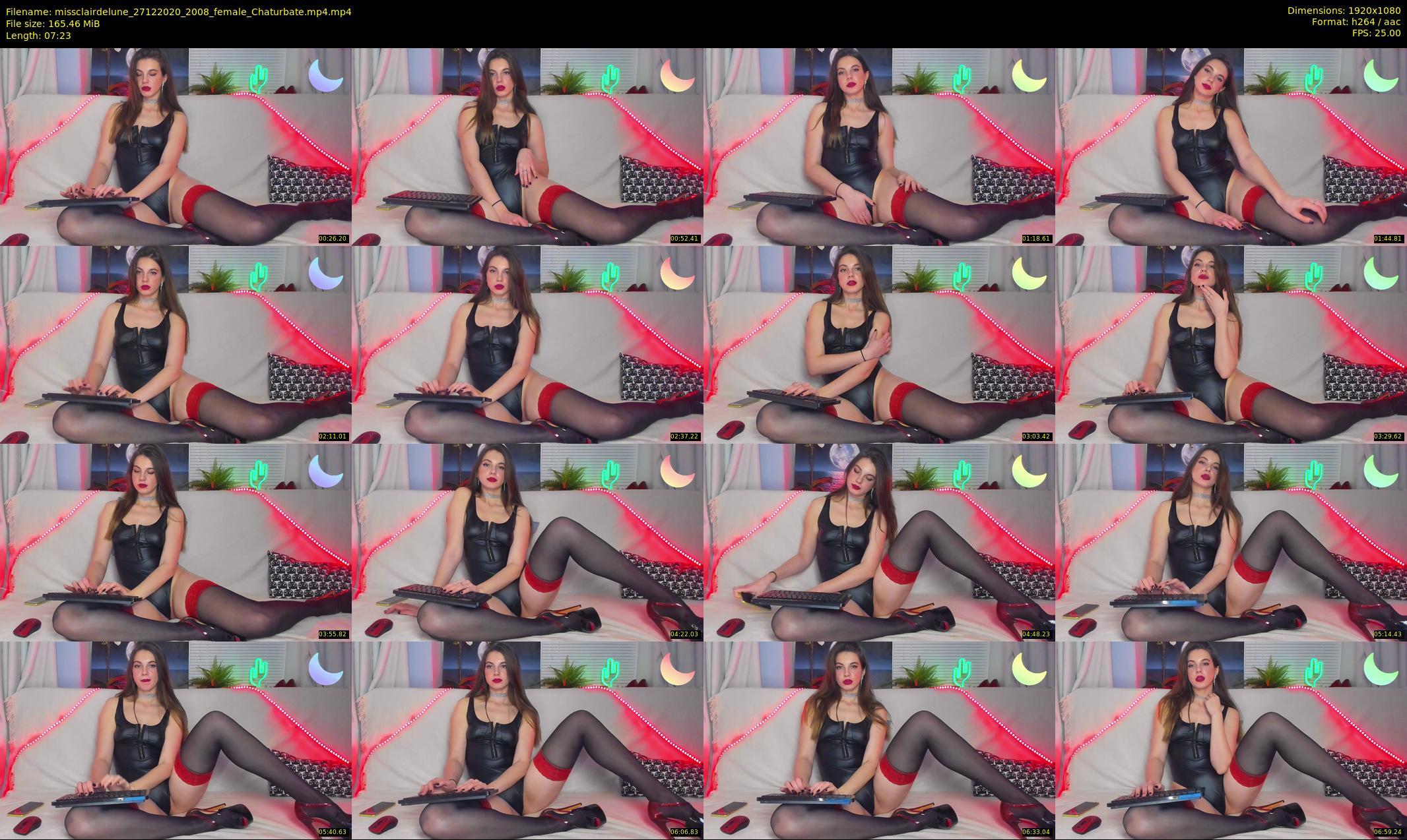 missclairdelune — 8 minute Chaturbate female cam show recording, 1080p, Dec 27, 2020