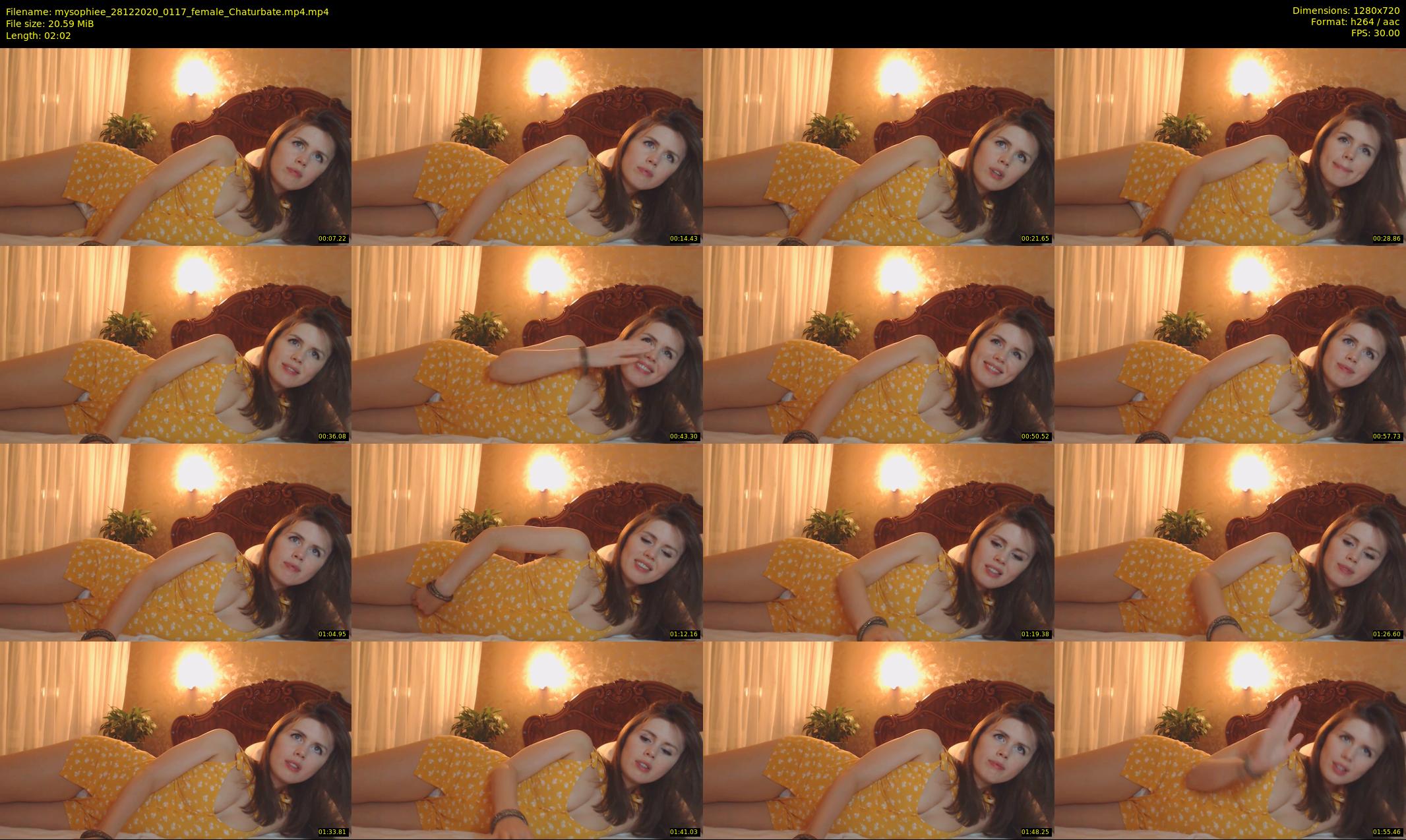 mysophiee — 3 minute Chaturbate female cam show recording, 720p, Dec 28, 2020