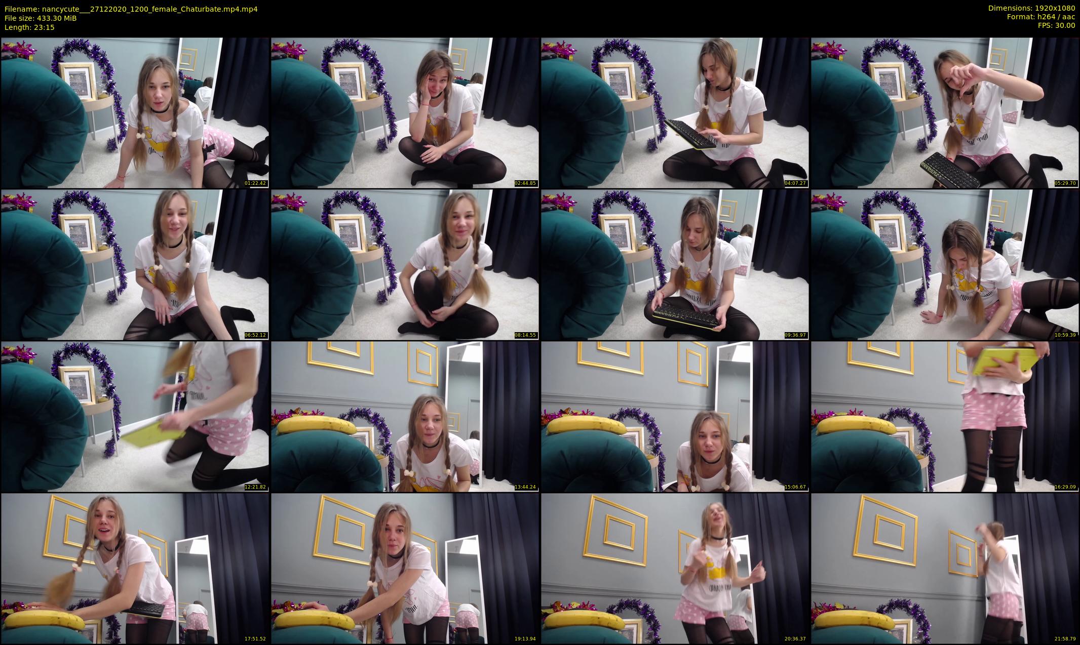 nancycute__ — 24 minute Chaturbate female cam show recording, 1080p, Dec 27, 2020