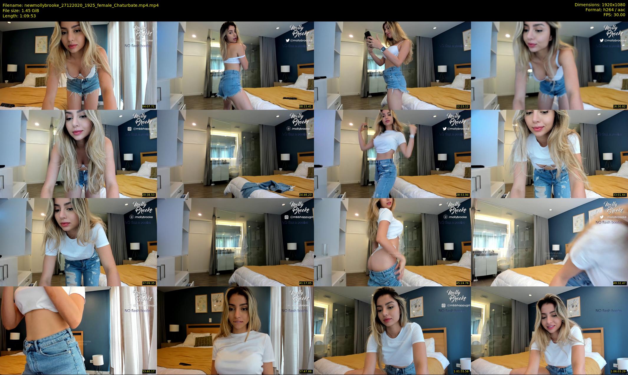 newmollybrooke — 70 minute Chaturbate female cam show recording, 1080p, Dec 27, 2020