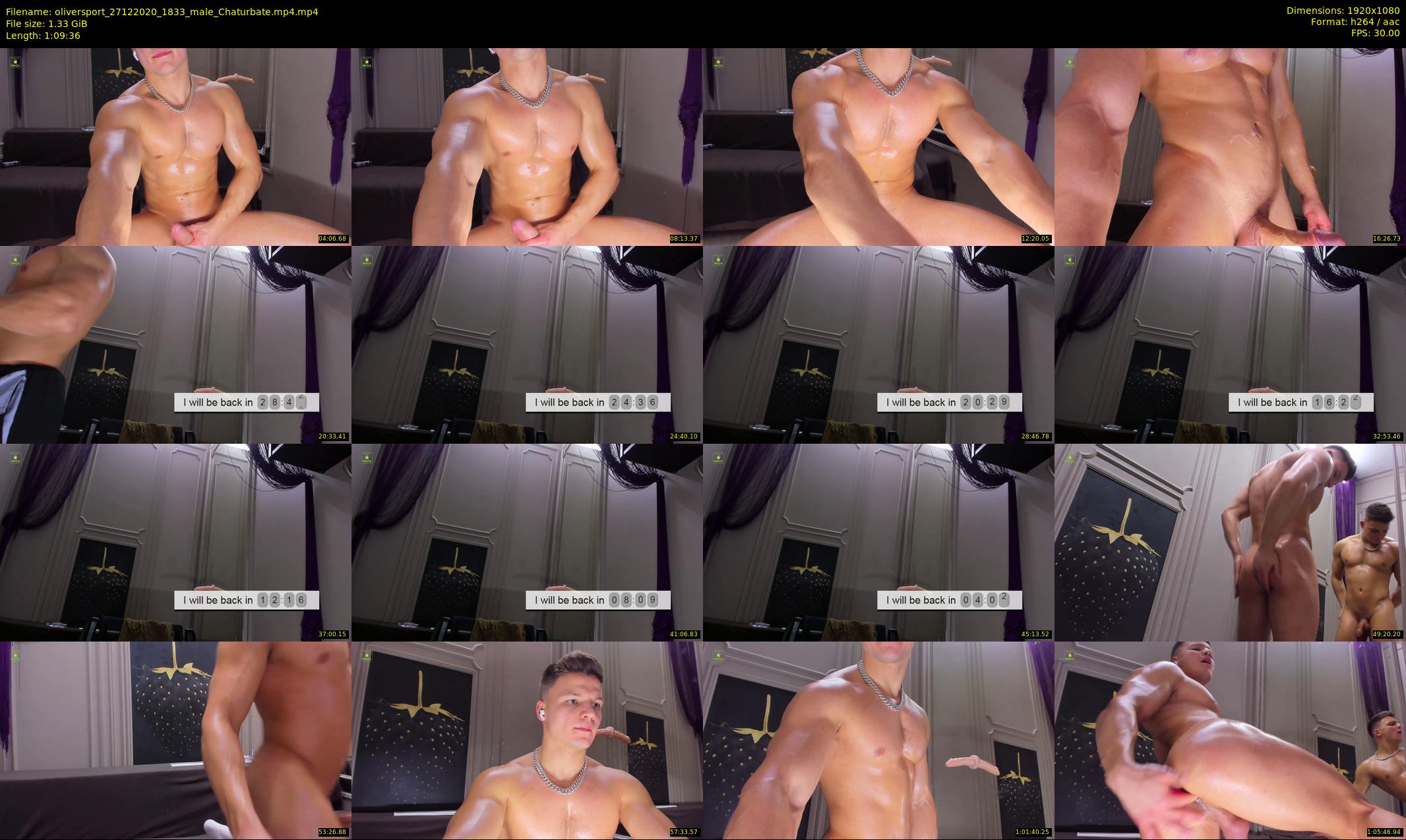 oliversport — 70 minute Chaturbate male cam show recording, 1080p, Dec 27, 2020