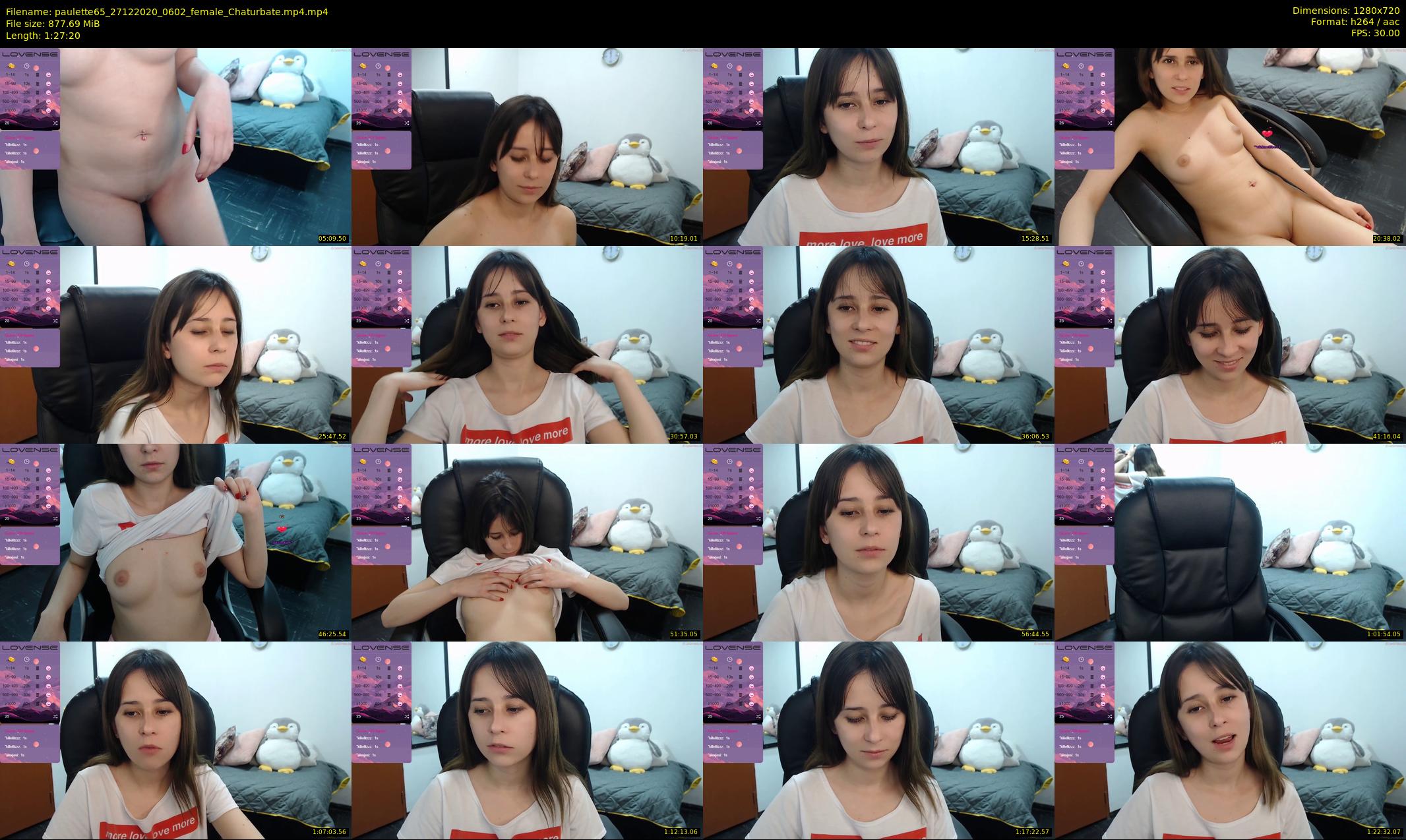 paulette65 — 88 minute Chaturbate female cam show recording, 720p, Dec 27, 2020