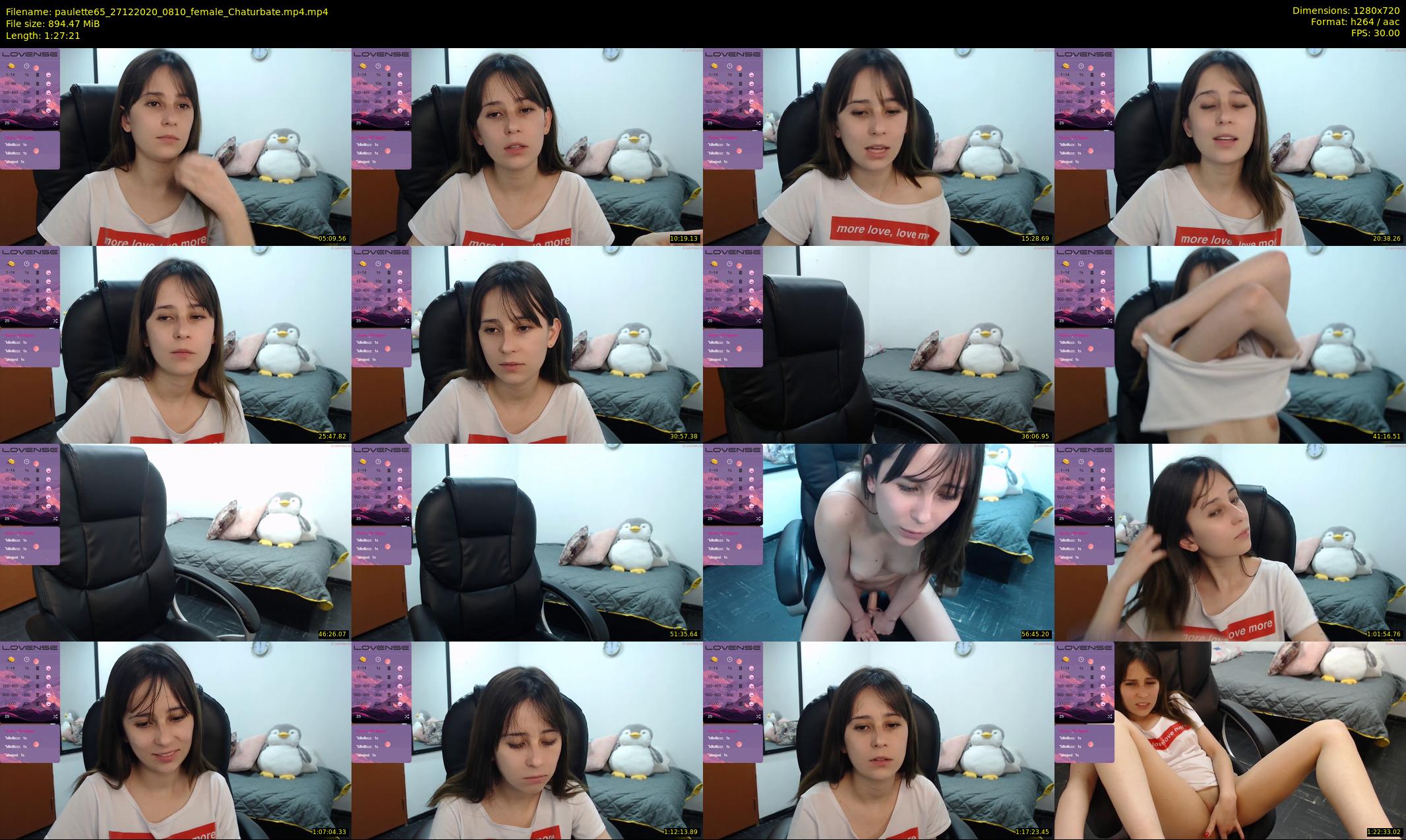 paulette65 — 88 minute Chaturbate female cam show recording, 720p, Dec 27, 2020