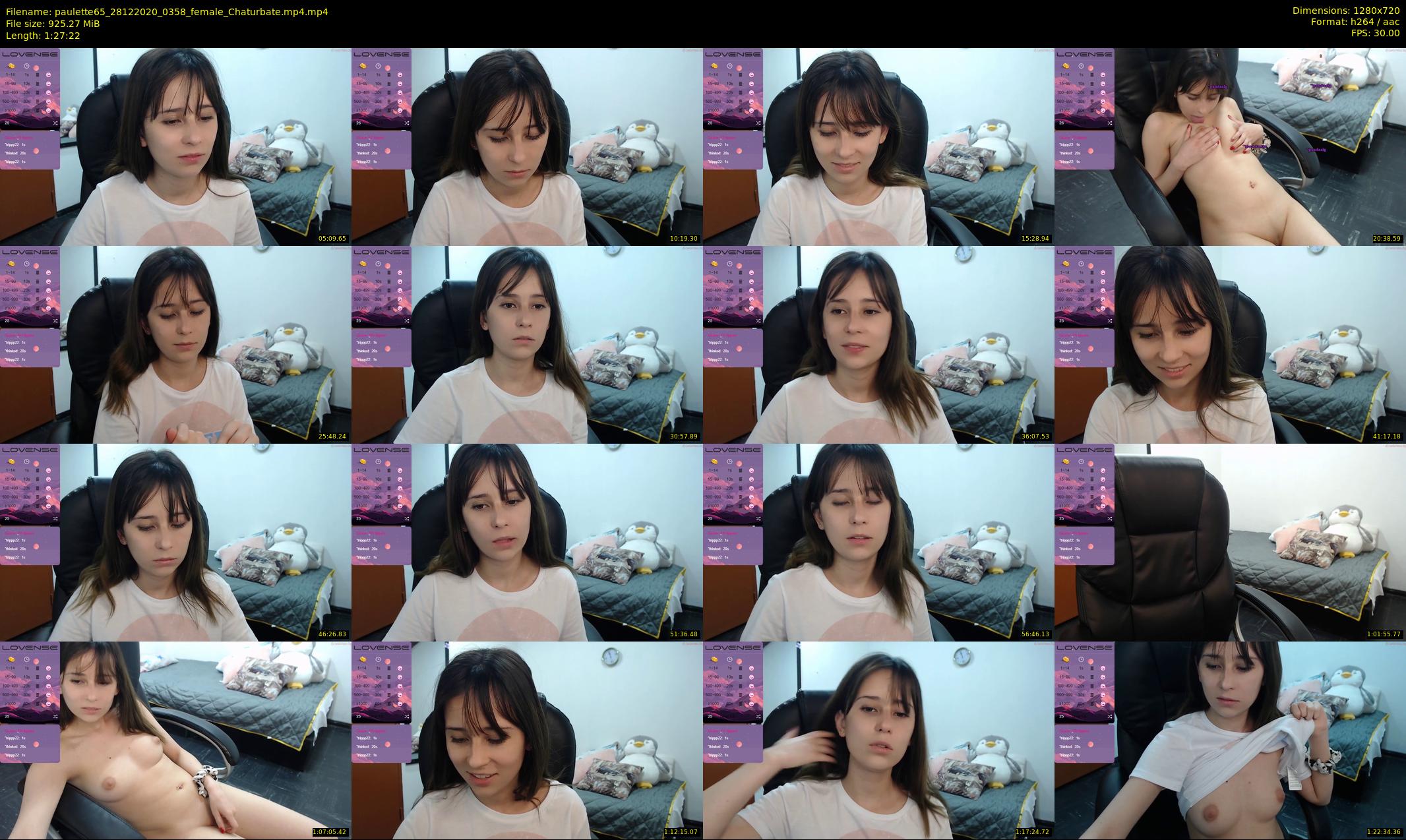 paulette65 — 88 minute Chaturbate female cam show recording, 720p, Dec 28, 2020