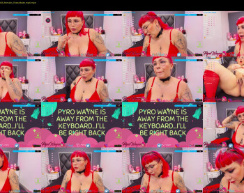 pyrowayne — 59 minute Chaturbate female cam show recording, 720p, Dec 28, 2020
