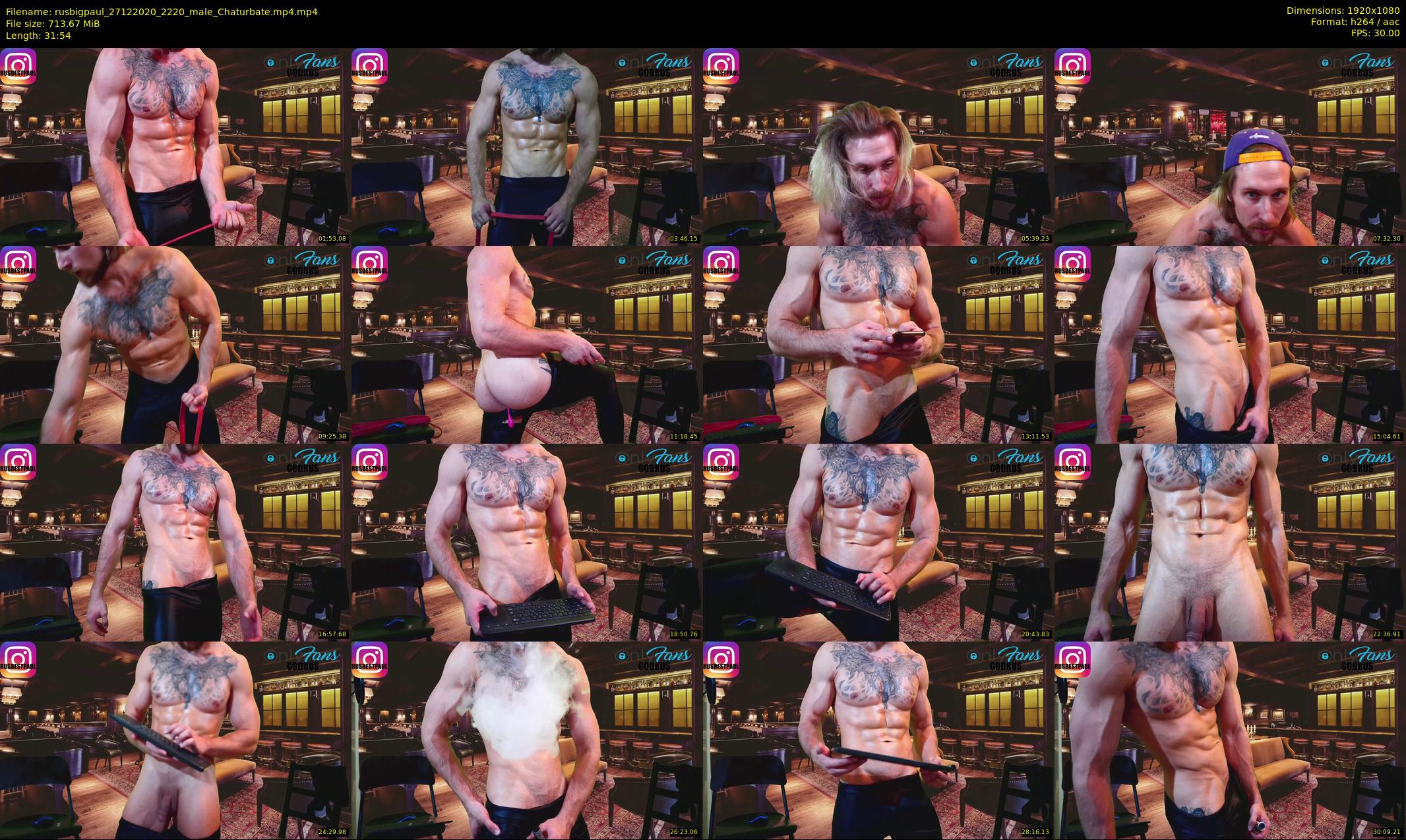 rusbigpaul — 32 minute Chaturbate male cam show recording, 1080p, Dec 27, 2020