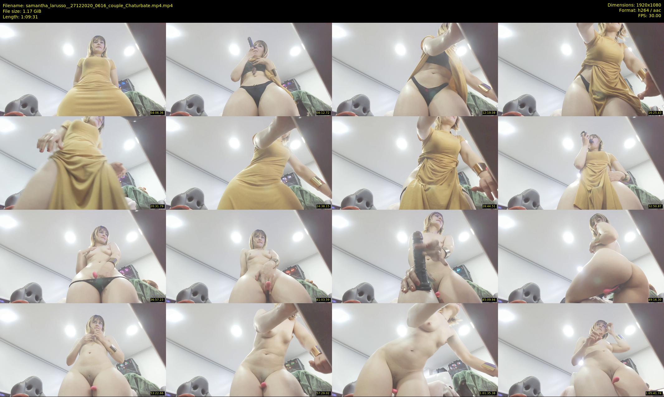 samantha_larusso_ — 70 minute Chaturbate couple cam show recording, 1080p, Dec 27, 2020