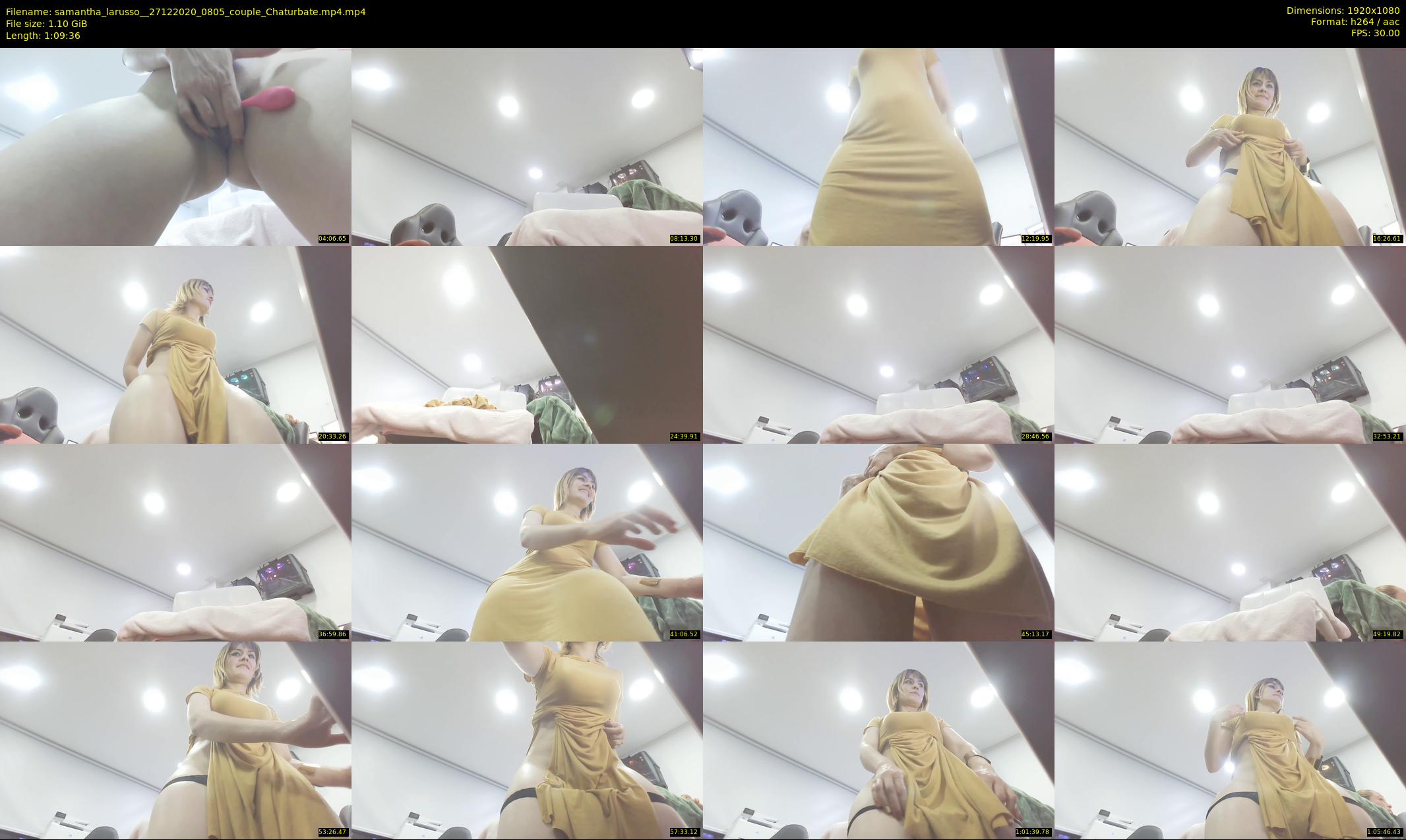 samantha_larusso_ — 70 minute Chaturbate couple cam show recording, 1080p, Dec 27, 2020
