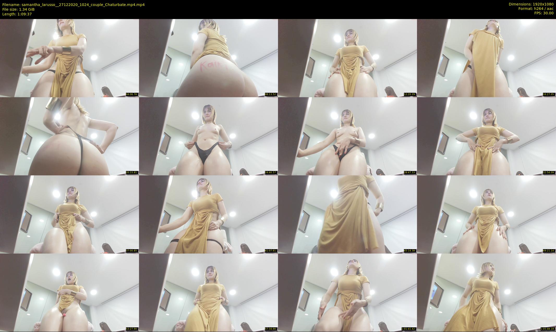 samantha_larusso_ — 70 minute Chaturbate couple cam show recording, 1080p, Dec 27, 2020