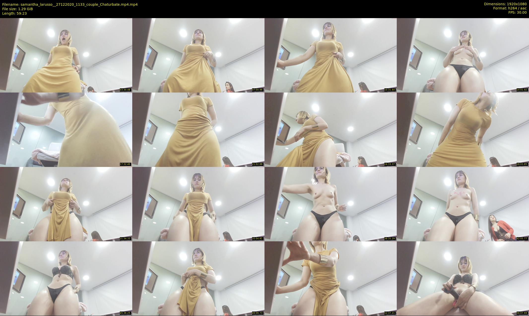 samantha_larusso_ — 60 minute Chaturbate couple cam show recording, 1080p, Dec 27, 2020