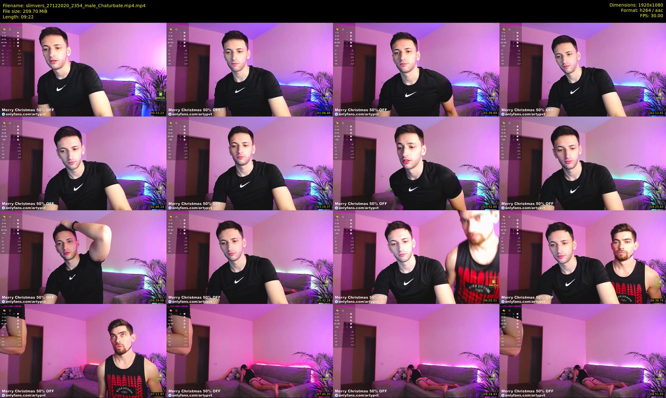 slimvers — 10 minute Chaturbate male cam show recording, 1080p, Dec 27, 2020