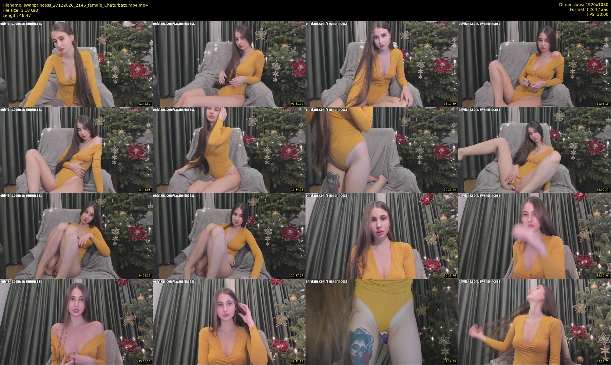 swanprincess — 47 minute Chaturbate female cam show recording, 1080p, Dec 27, 2020