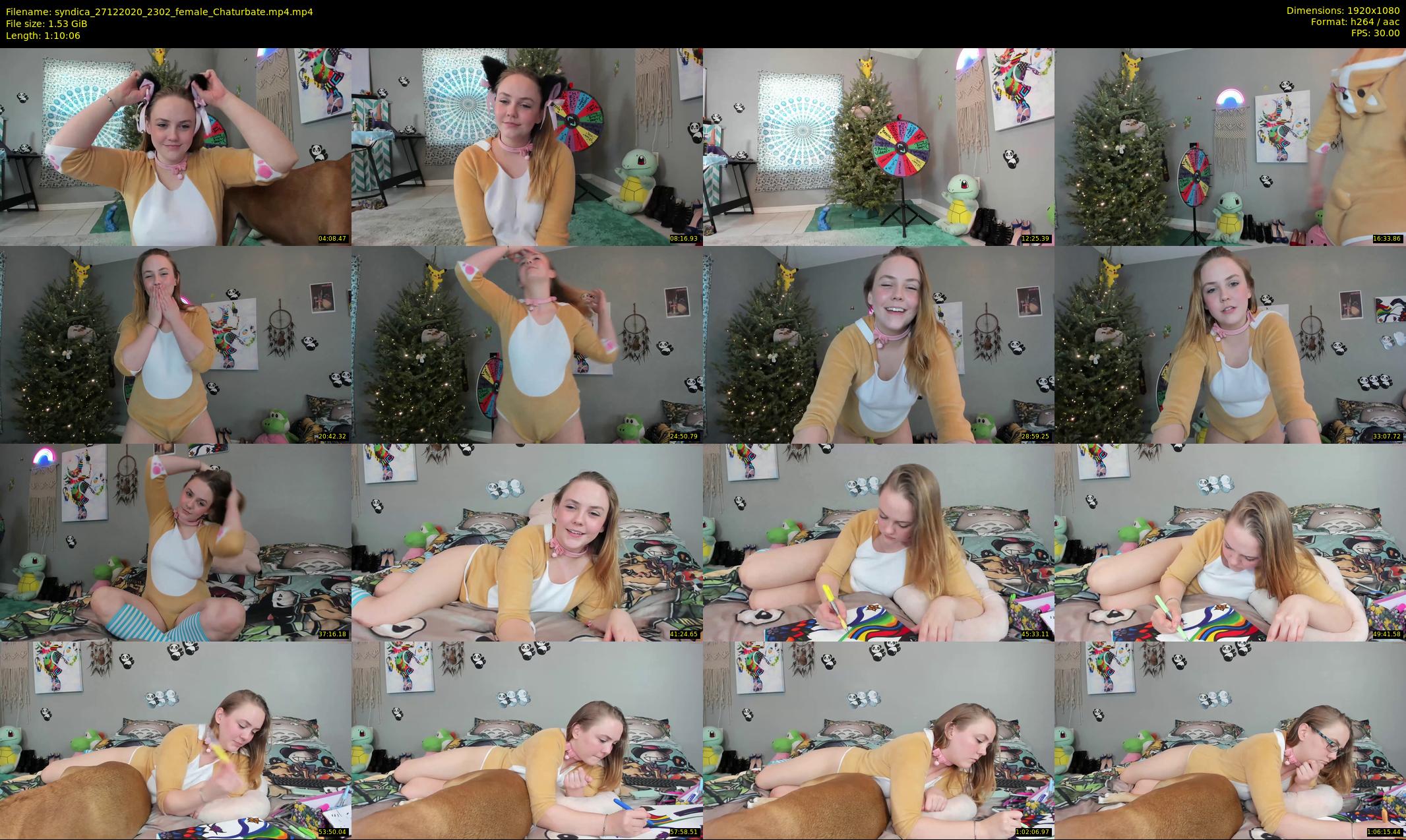 syndica — 71 minute Chaturbate female cam show recording, 1080p, Dec 27, 2020