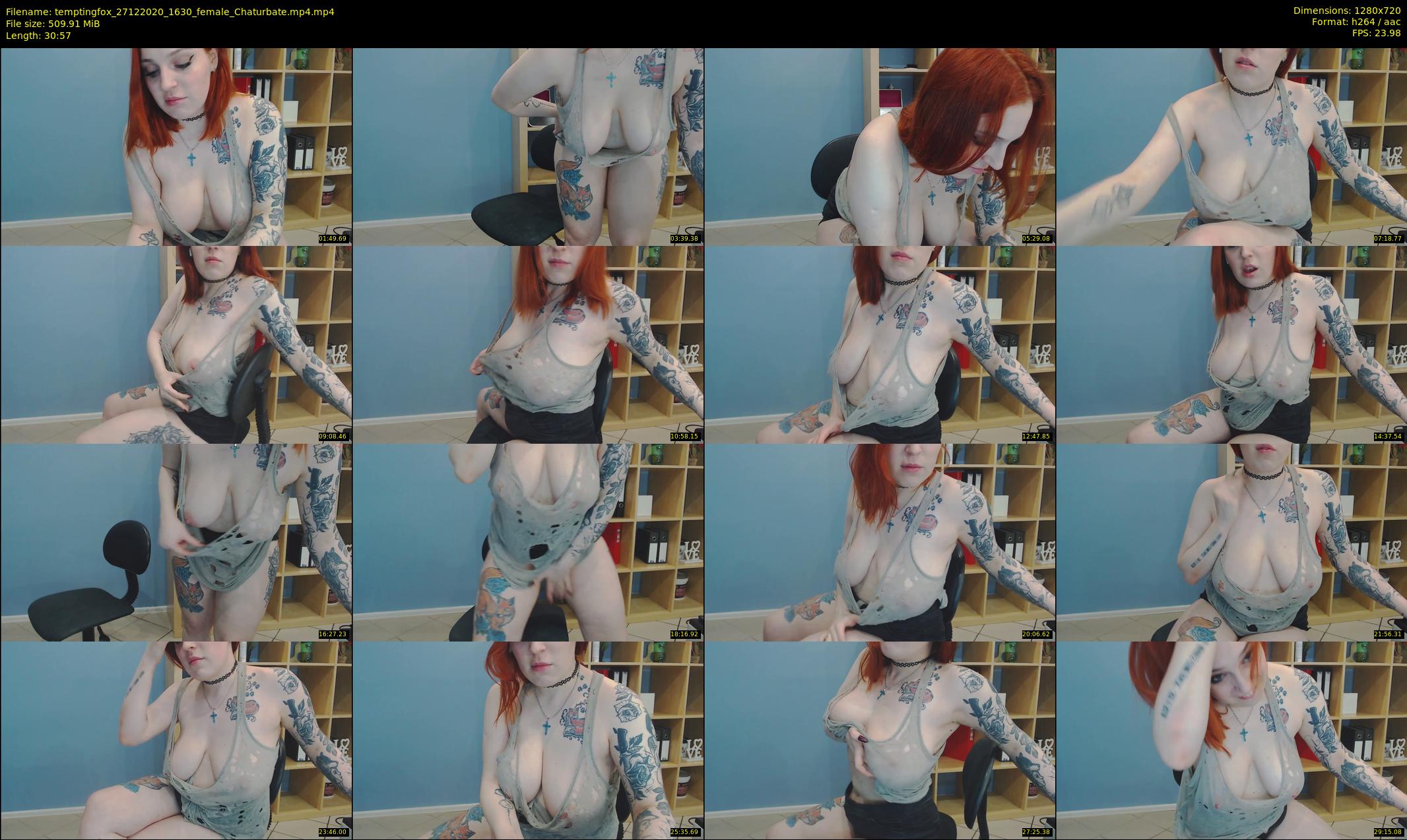 temptingfox — 31 minute Chaturbate female cam show recording, 720p, Dec 27, 2020