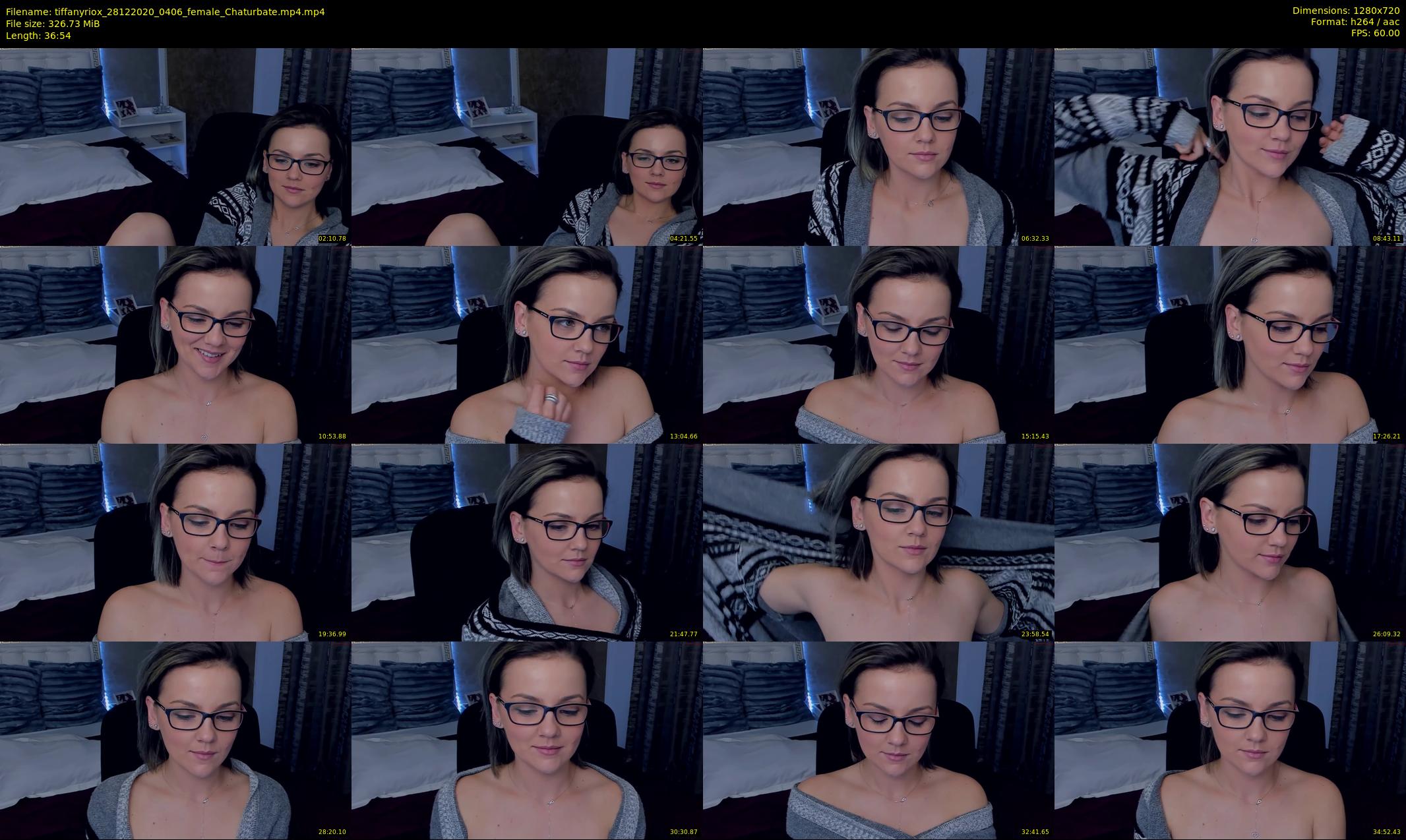 tiffanyriox — 37 minute Chaturbate female cam show recording, 720p, Dec 28, 2020