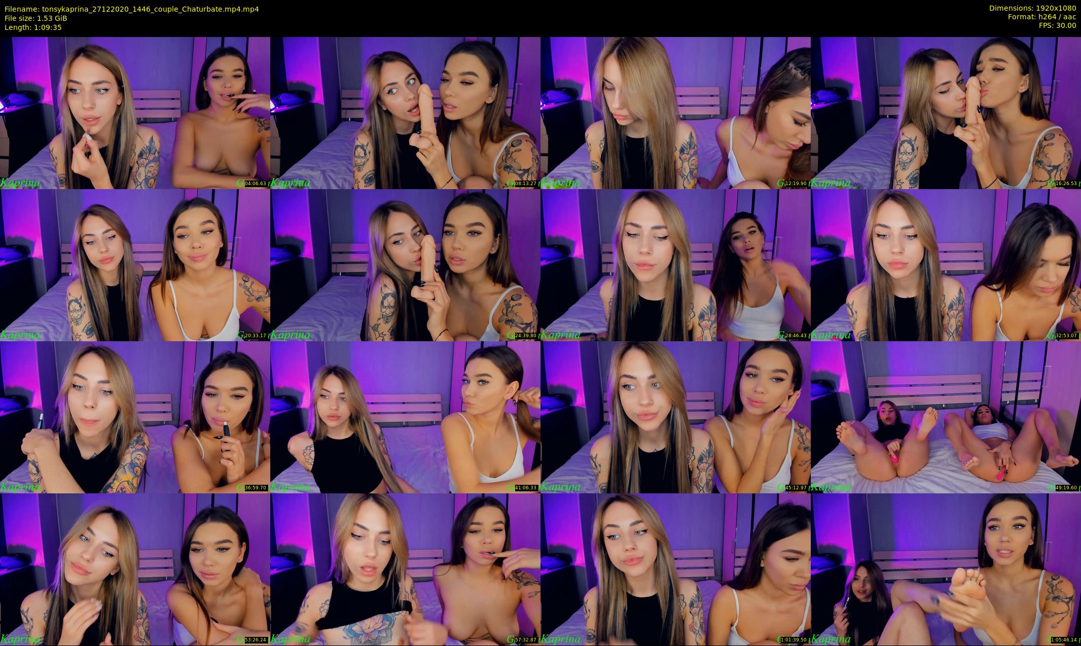 tonsykaprina — 70 minute Chaturbate couple cam show recording, 1080p, Dec 27, 2020