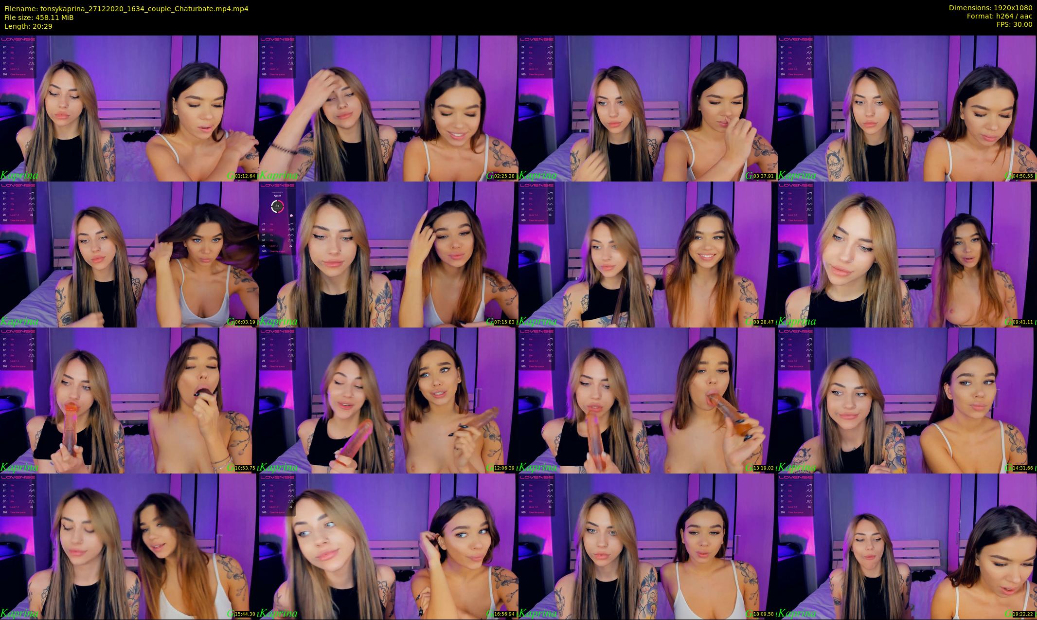 tonsykaprina — 21 minute Chaturbate couple cam show recording, 1080p, Dec 27, 2020