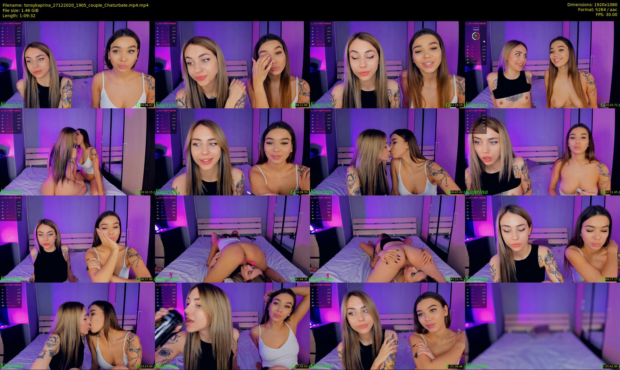 tonsykaprina — 70 minute Chaturbate couple cam show recording, 1080p, Dec 27, 2020