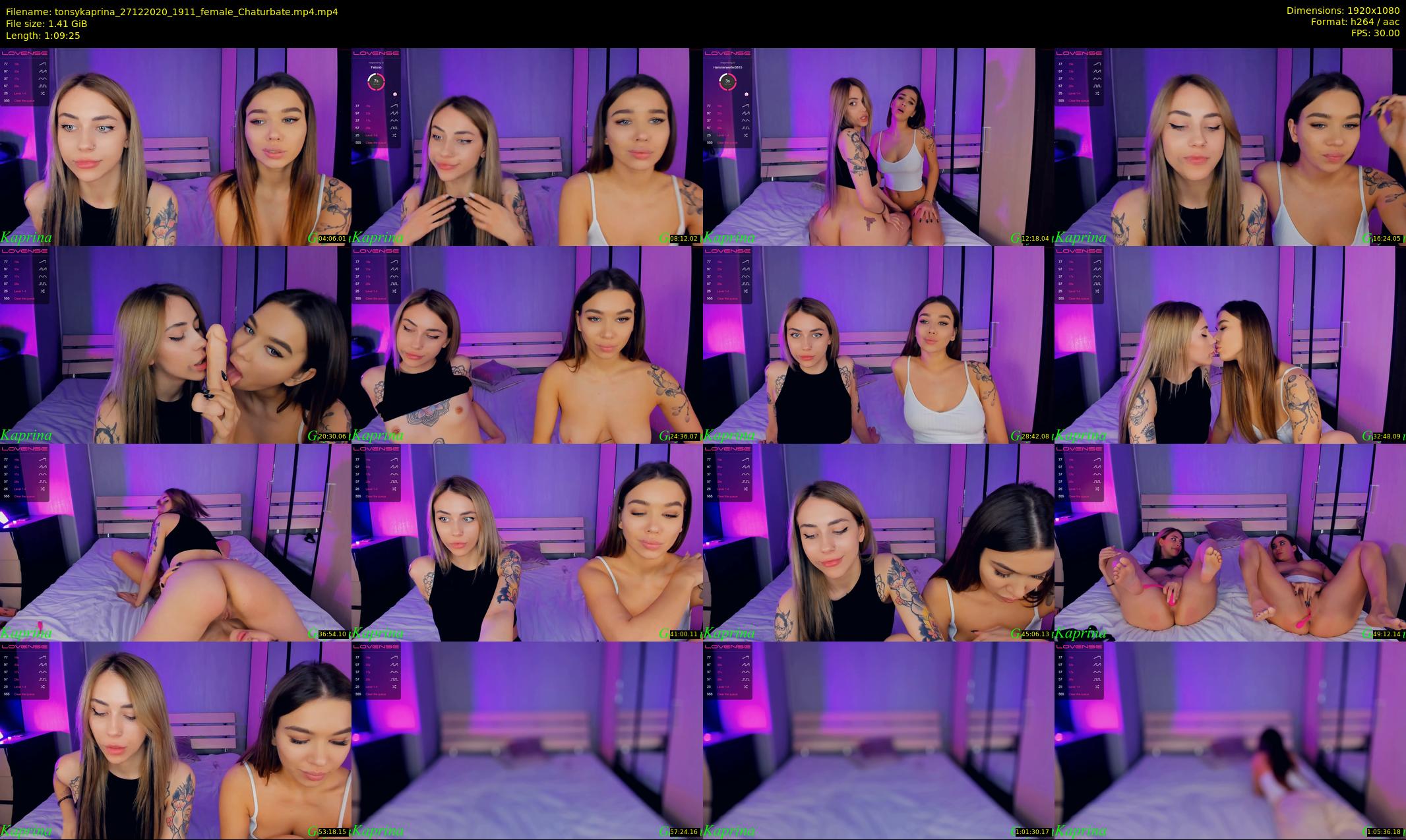 tonsykaprina — 70 minute Chaturbate couple cam show recording, 1080p, Dec 27, 2020