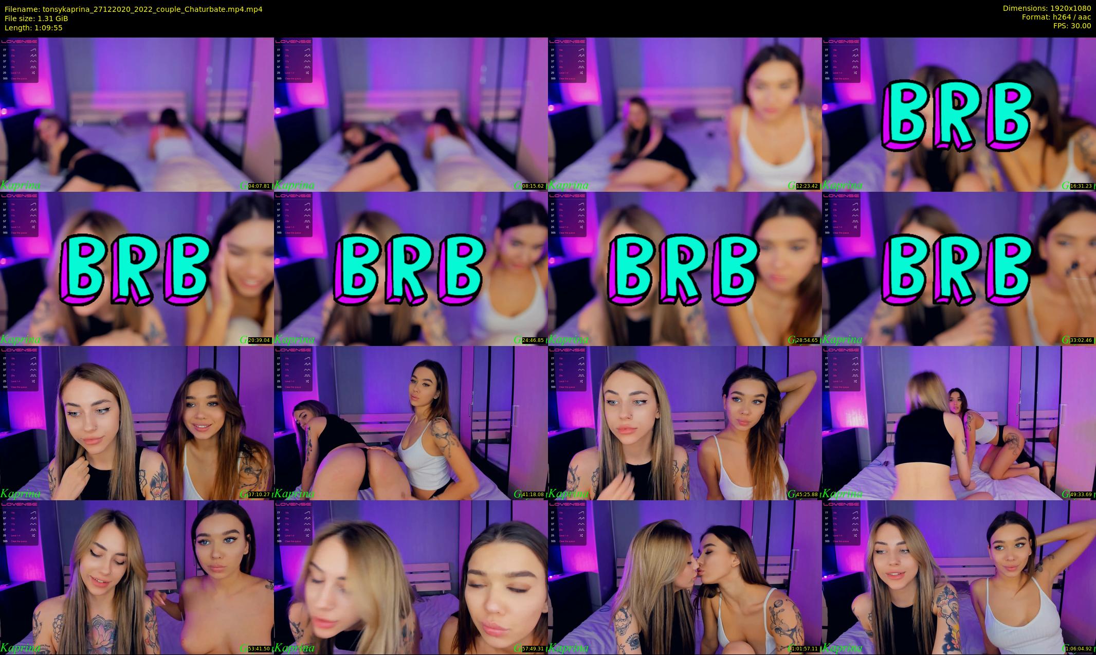 tonsykaprina — 70 minute Chaturbate couple cam show recording, 1080p, Dec 27, 2020
