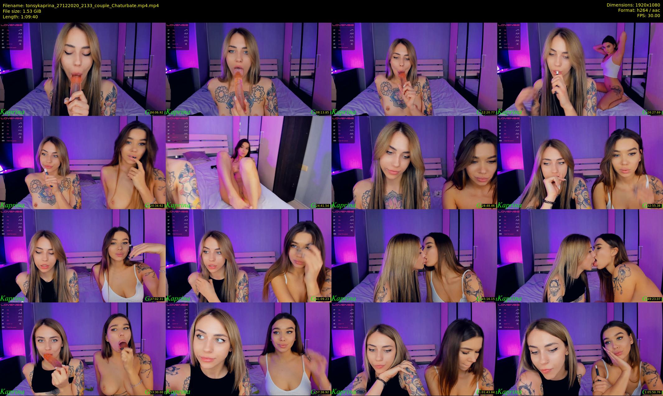 tonsykaprina — 70 minute Chaturbate couple cam show recording, 1080p, Dec 27, 2020