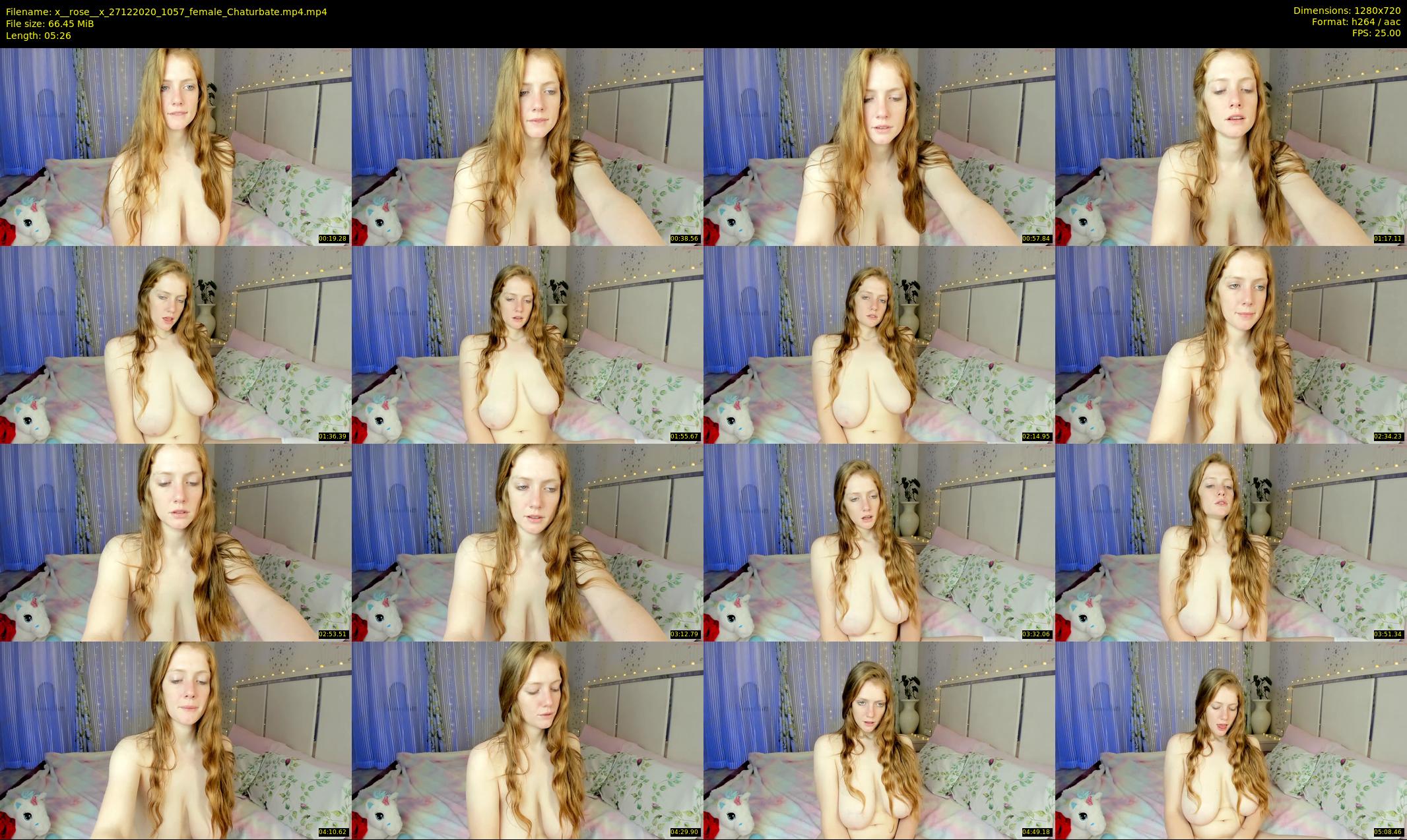 x__rose__x — 6 minute Chaturbate female cam show recording, 720p, Dec 27, 2020