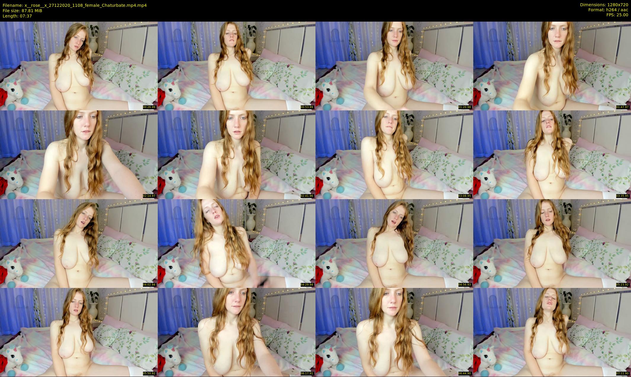 x__rose__x — 8 minute Chaturbate female cam show recording, 720p, Dec 27, 2020