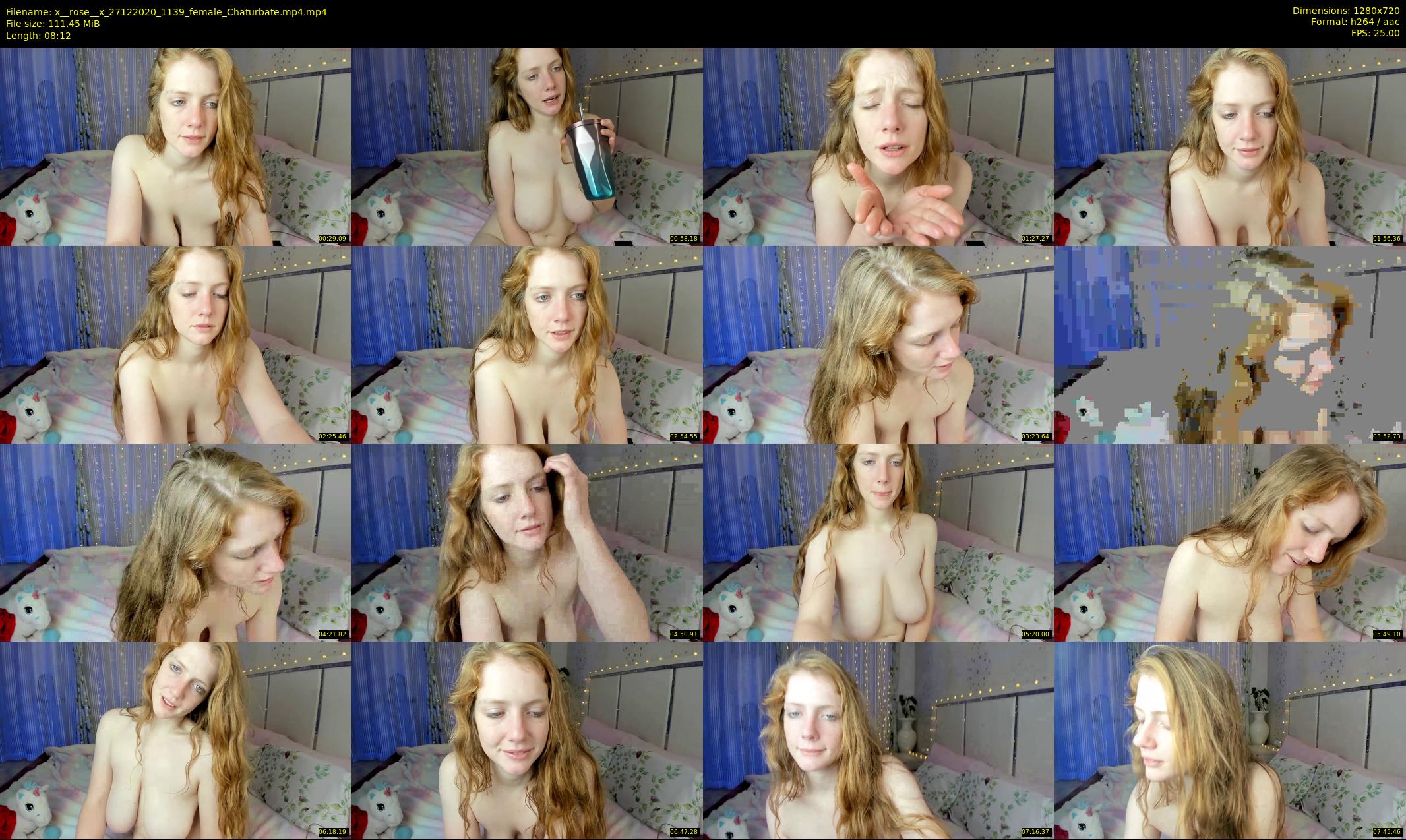 x__rose__x — 9 minute Chaturbate female cam show recording, 720p, Dec 27, 2020